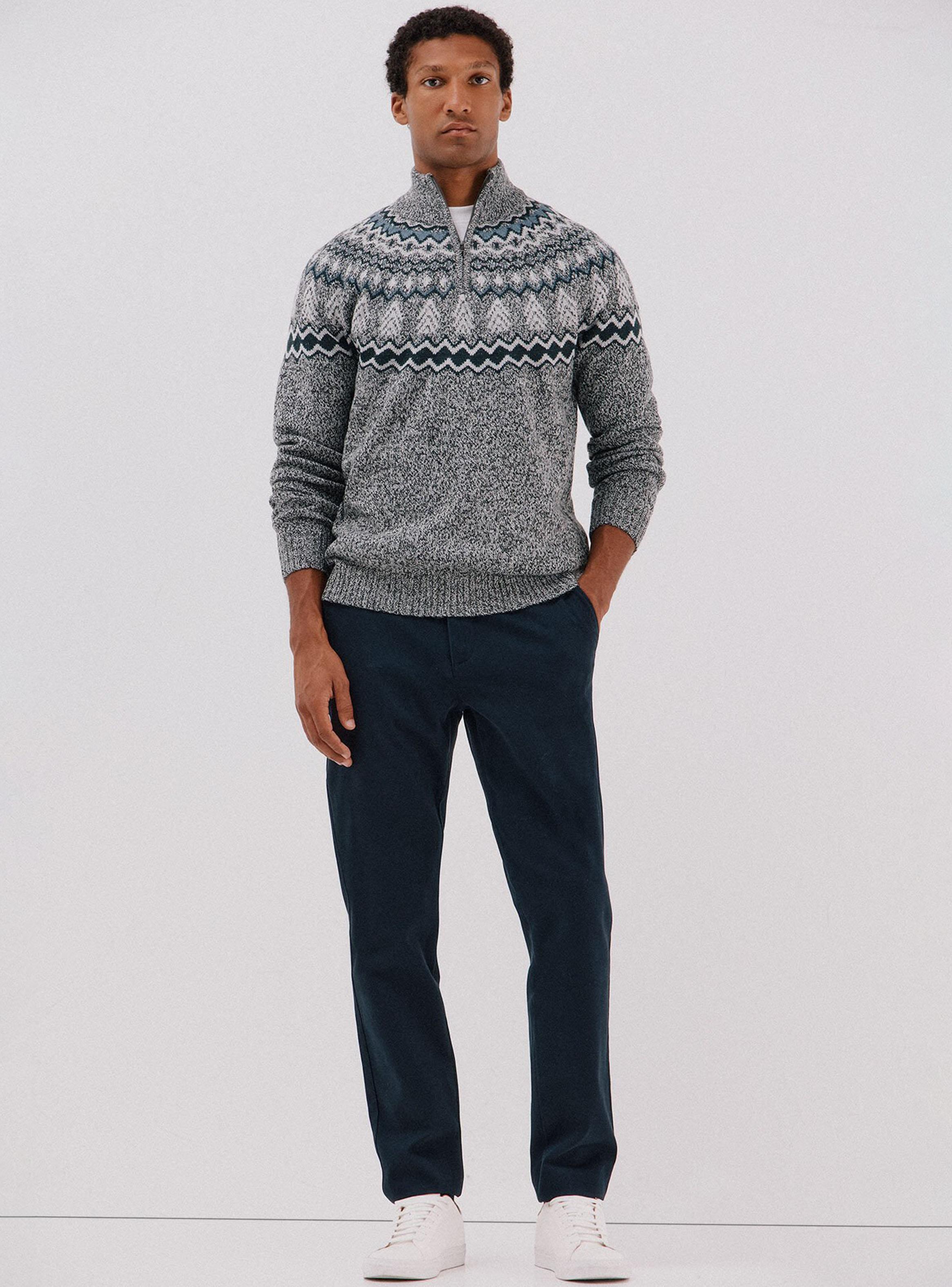 Pantalón Chino Print Slim-4