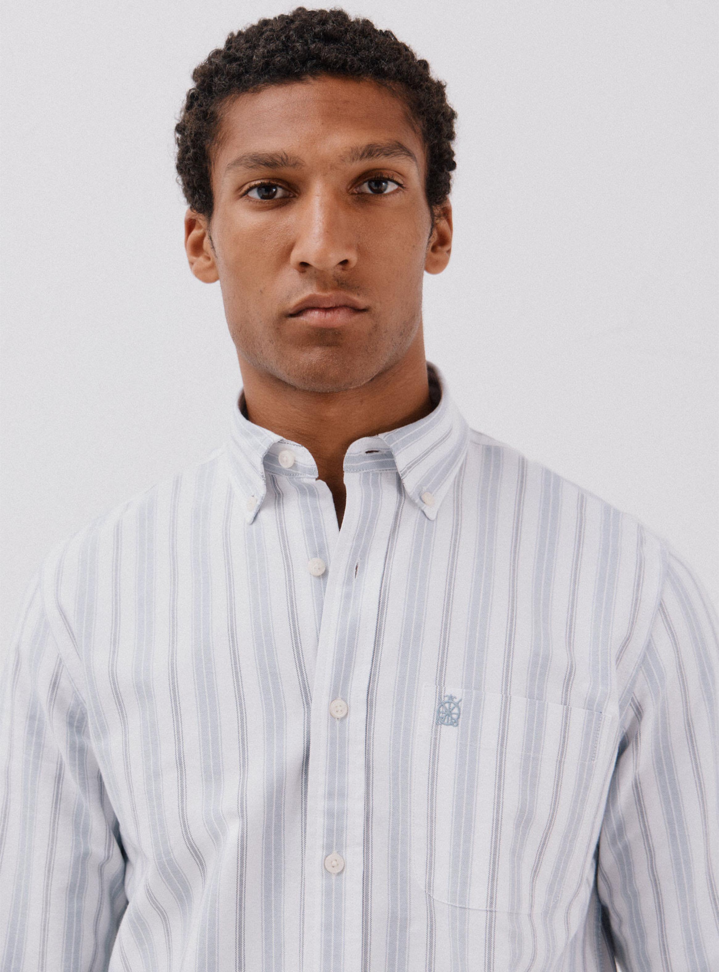 Camisa Oxford Rayas-3