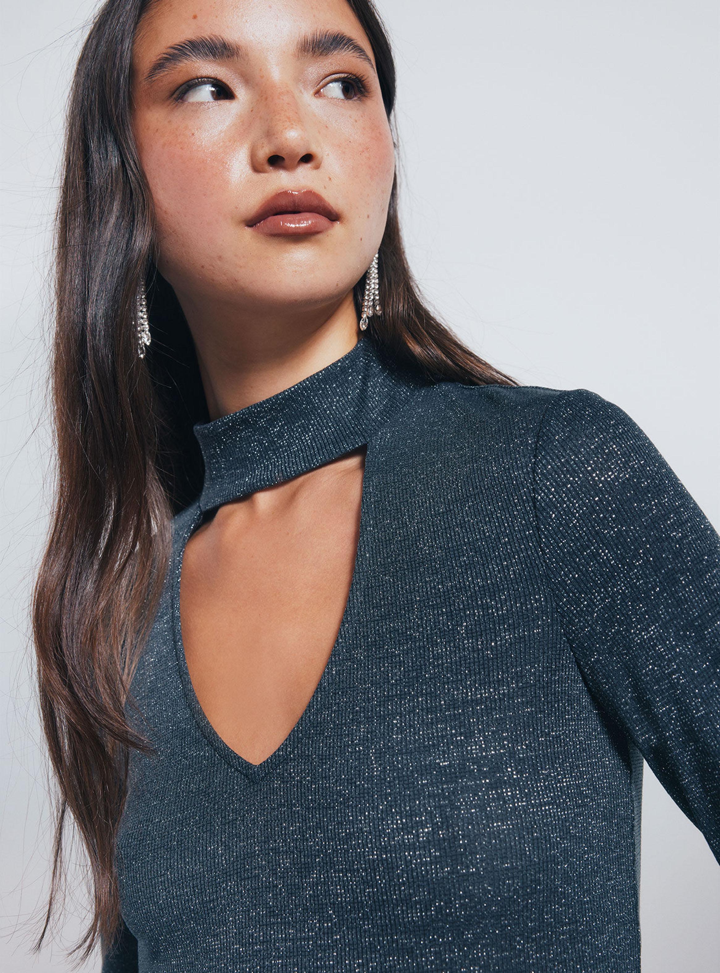 Polera Escote Choker-2