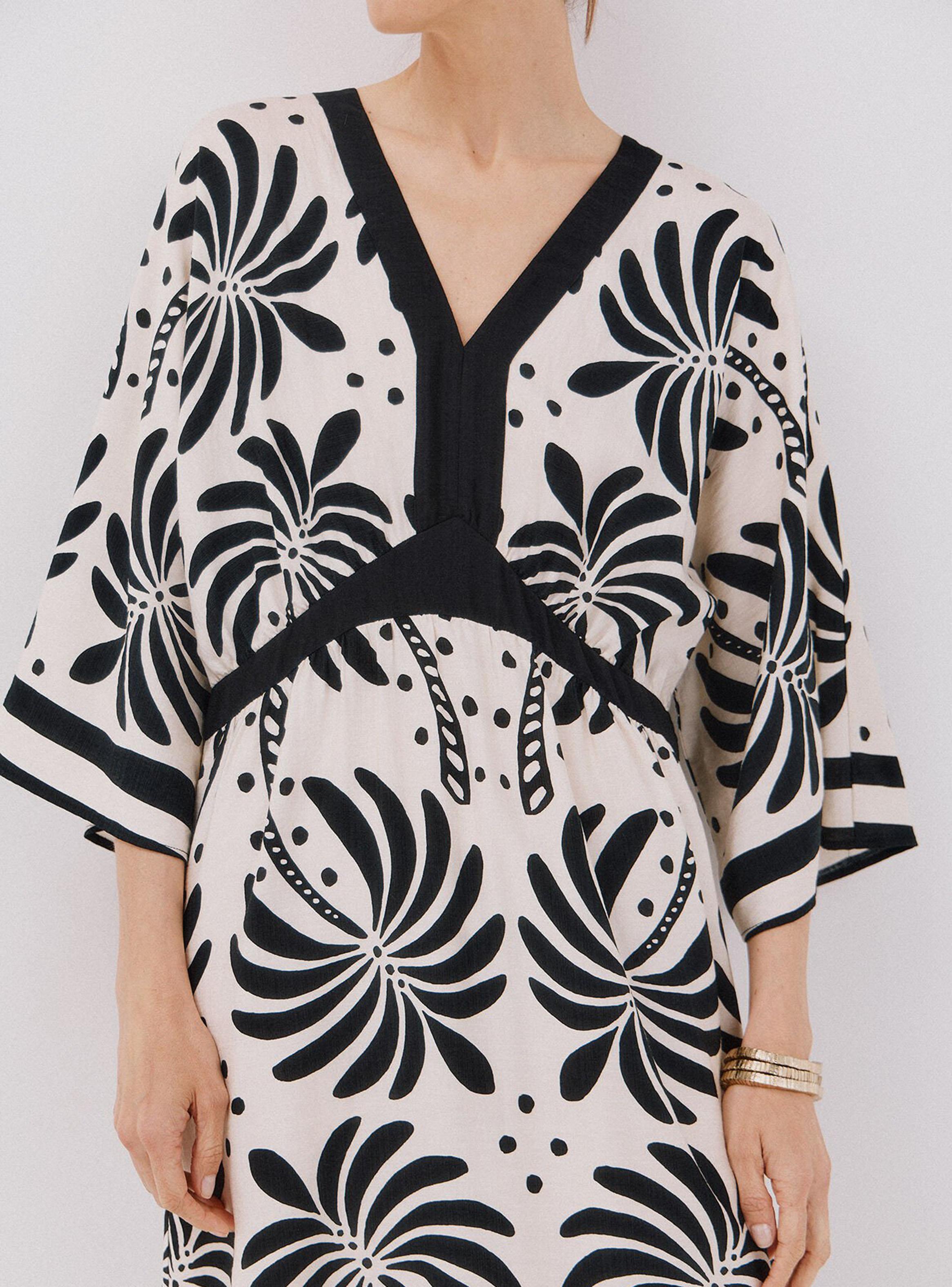 Vestido Largo Estampado-4