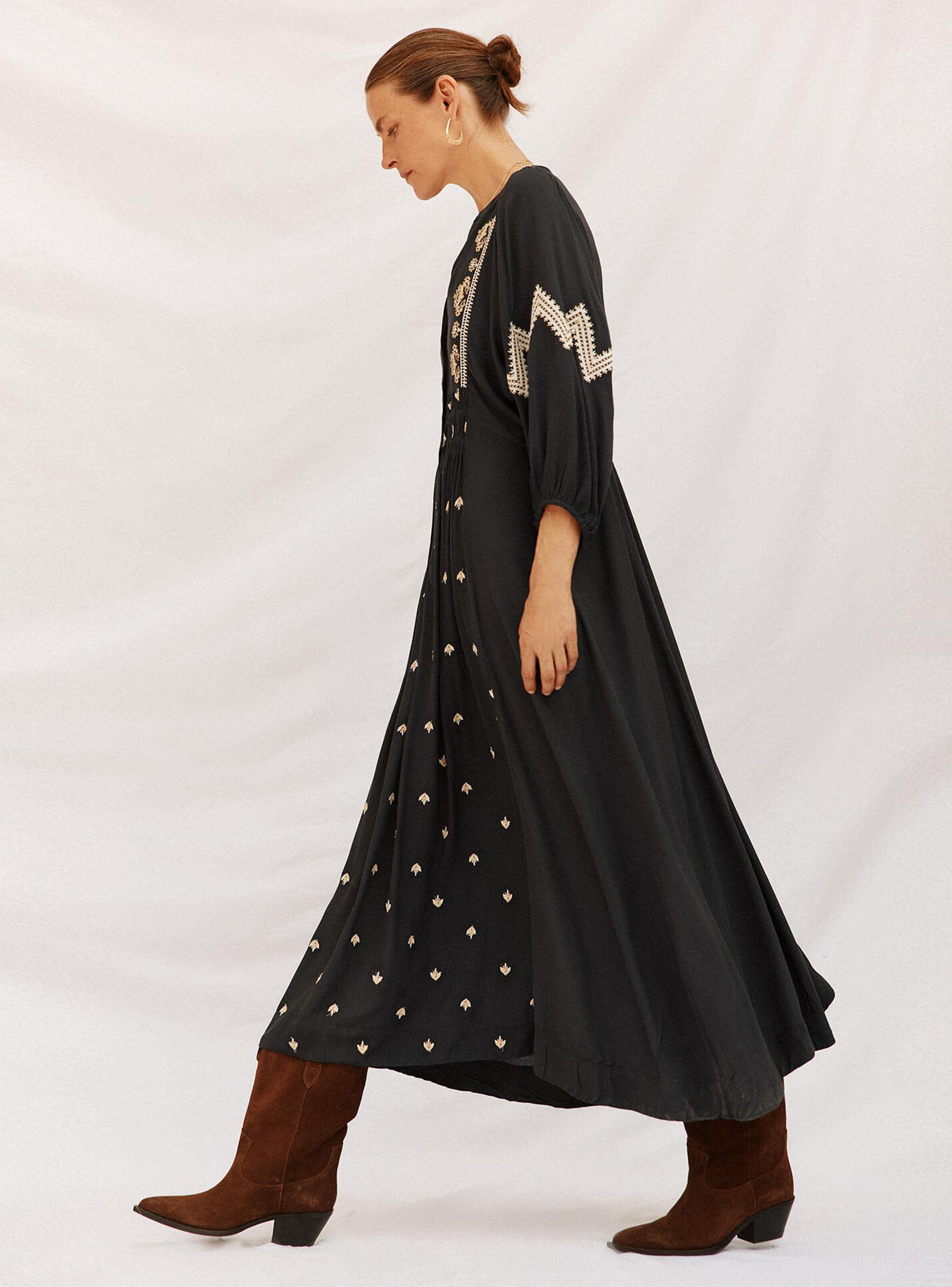 Vestido Cuello Redondo-2