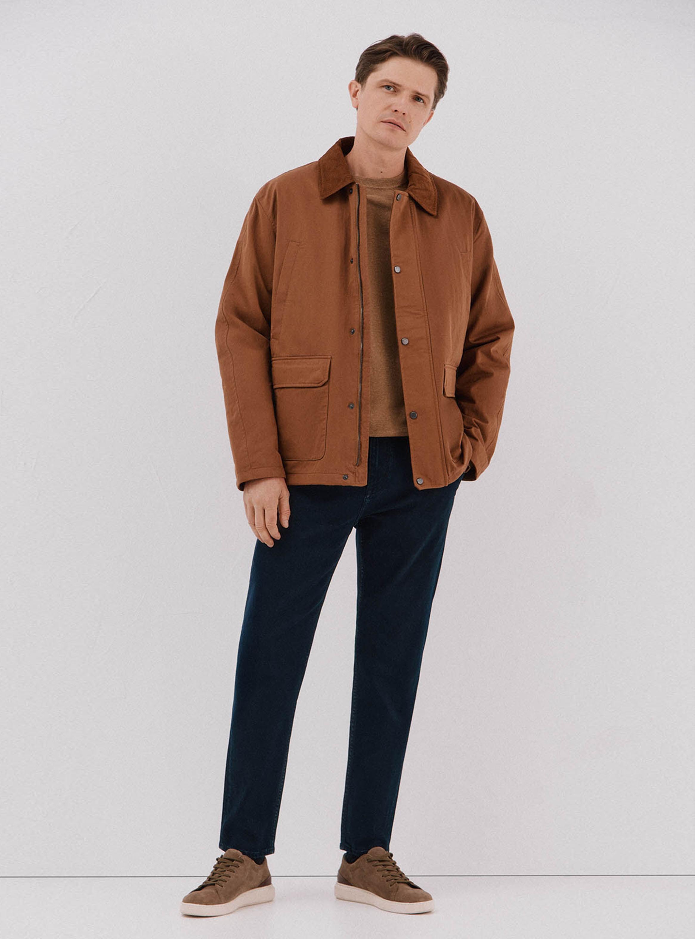 Chaqueta Cuello Combinado-4