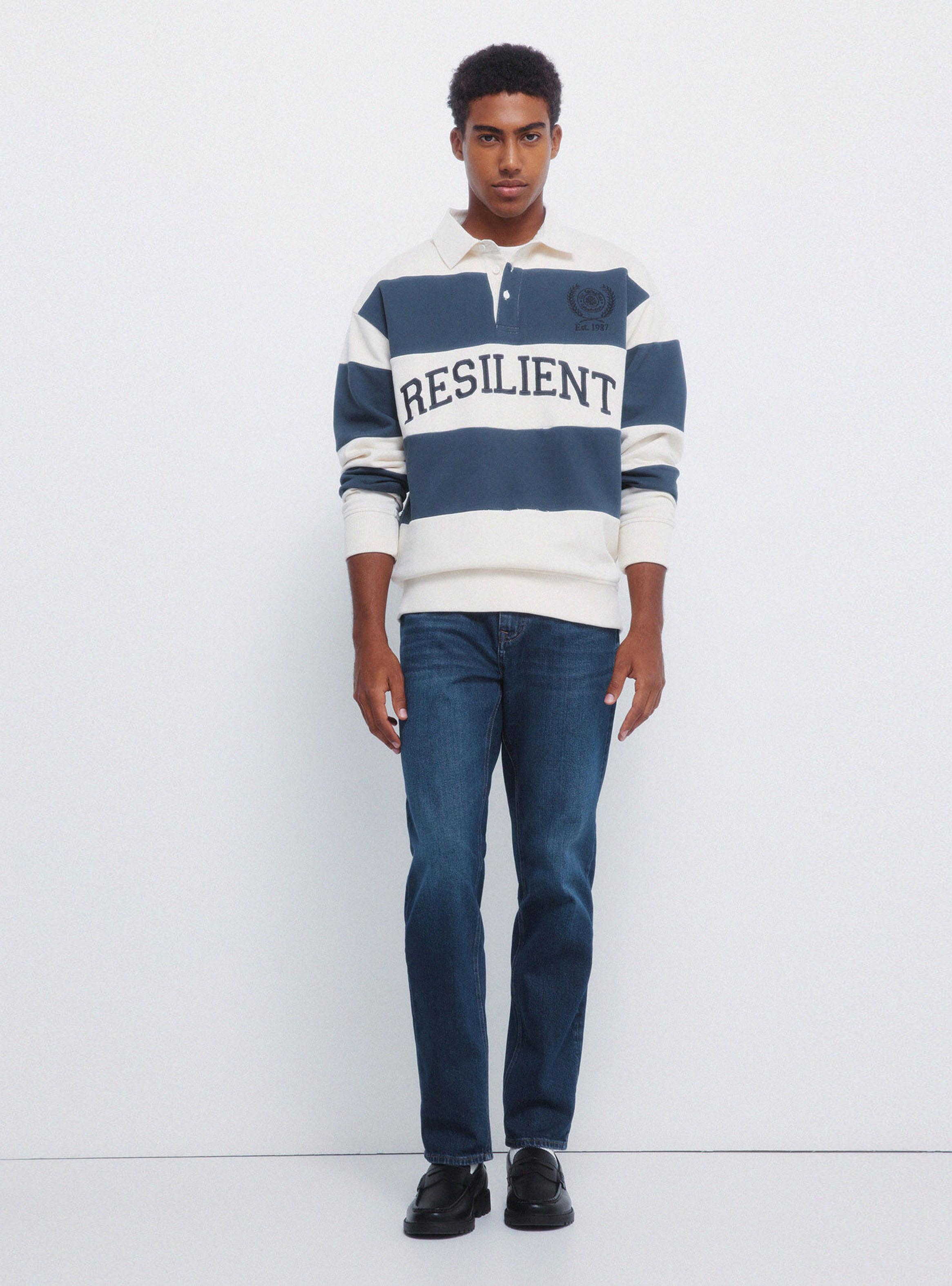 Polerón Rayado Resilient Algodón-3