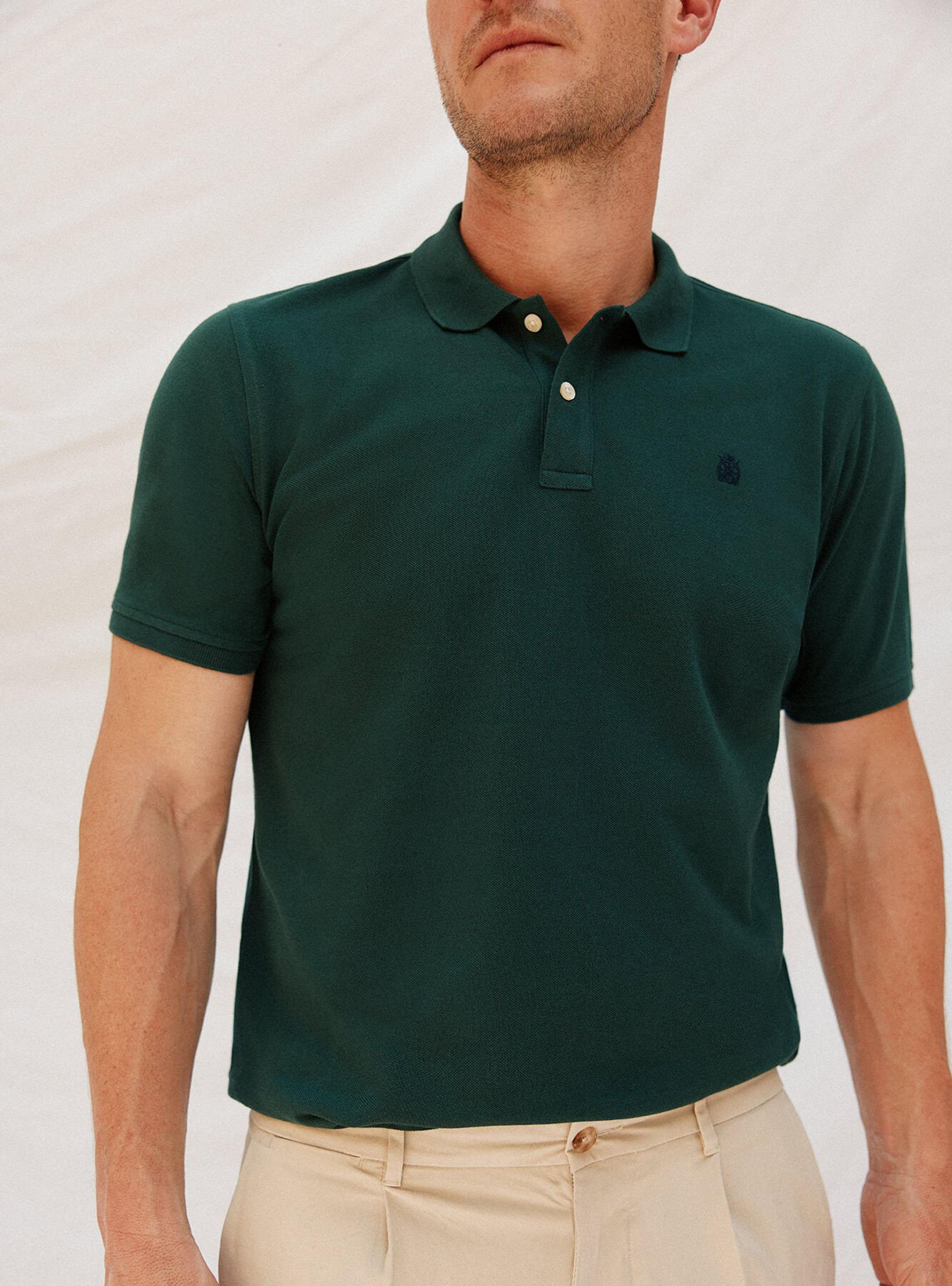 Polera Cuello Polo Básico Piqué-2