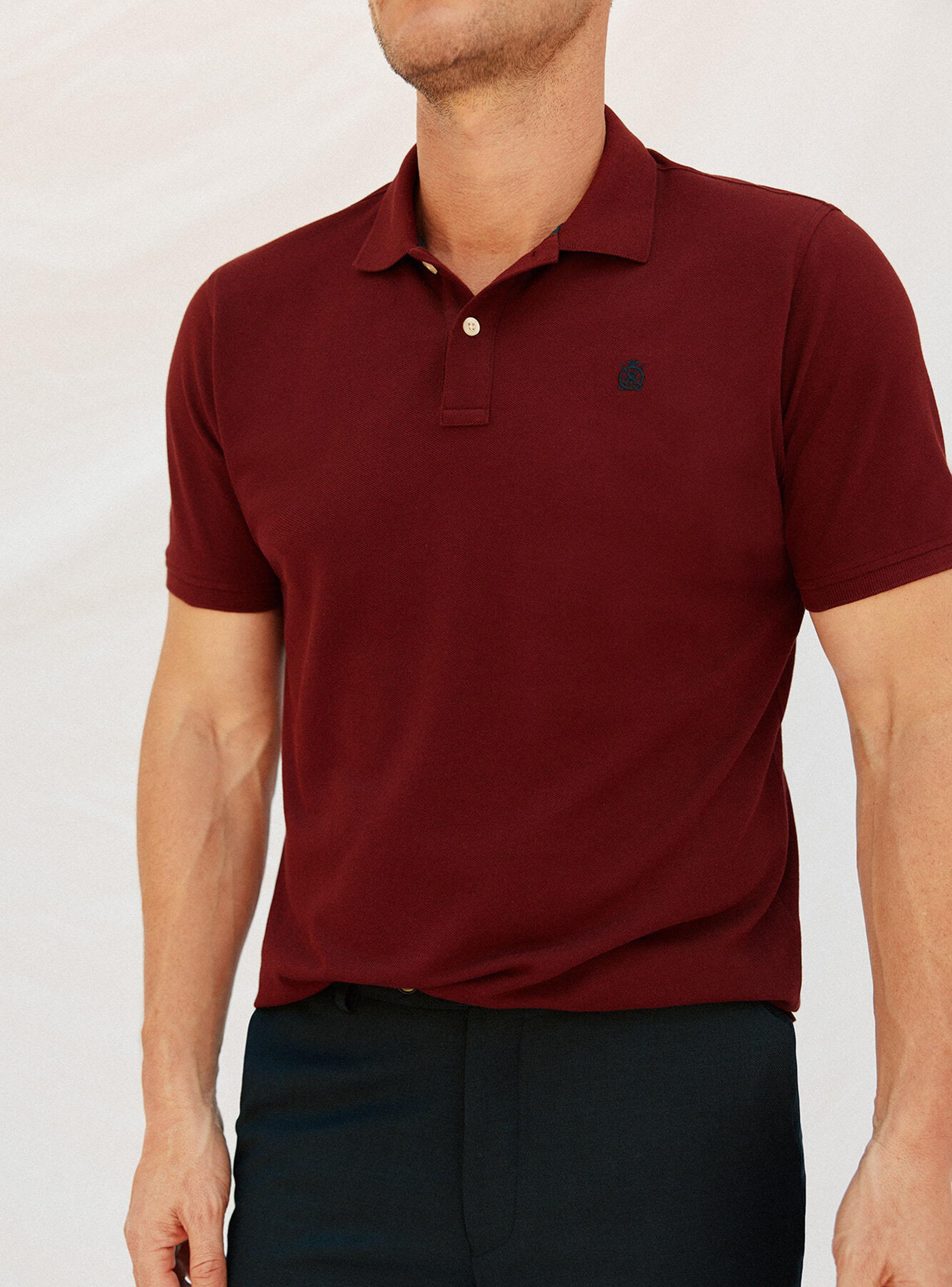 Polera Cuello Polo Básico Piqué-2