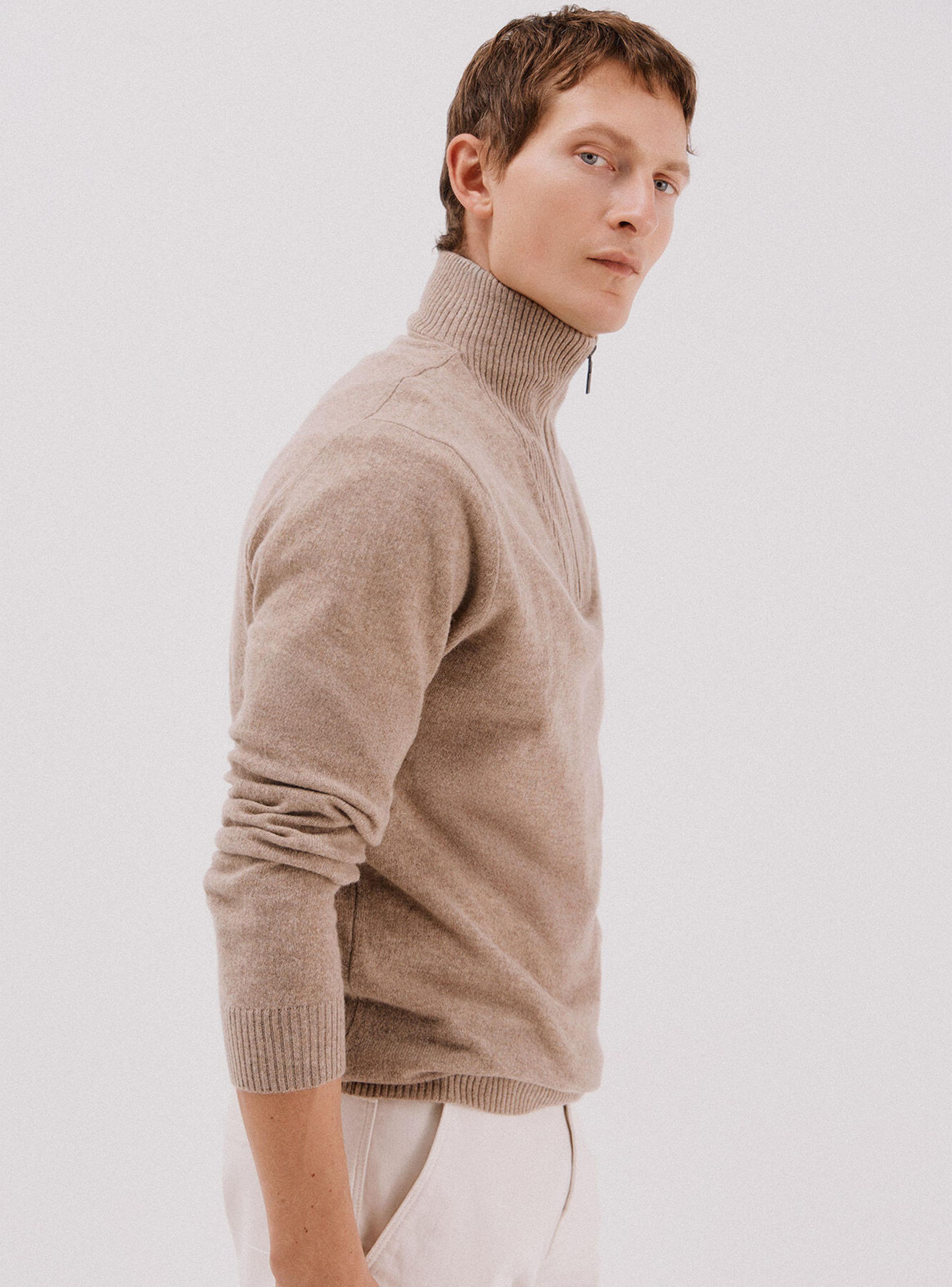 Chaleco Lana Lambswool Cuello Abierto-2