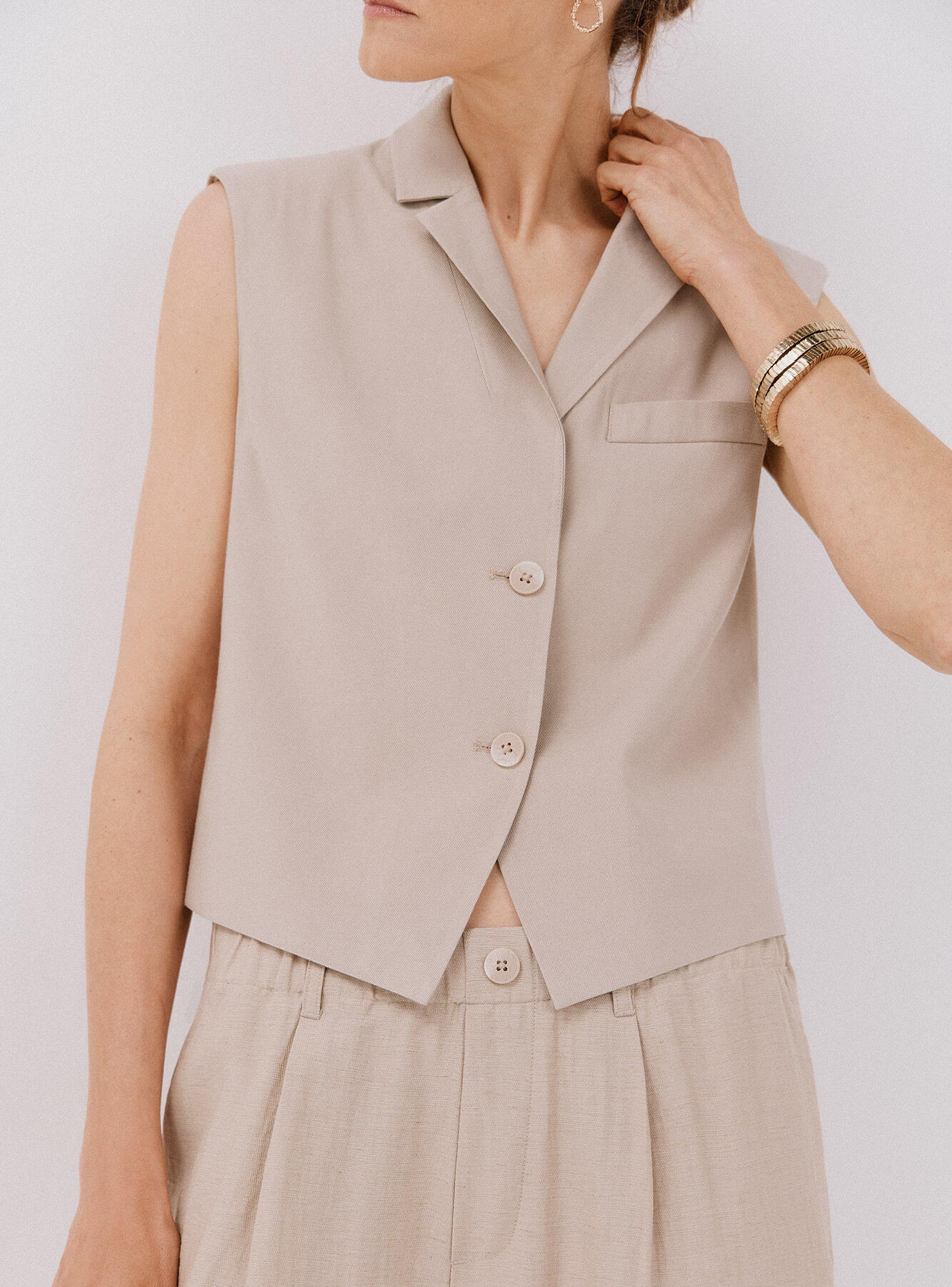 Chaleco de Cuello Solapa-3