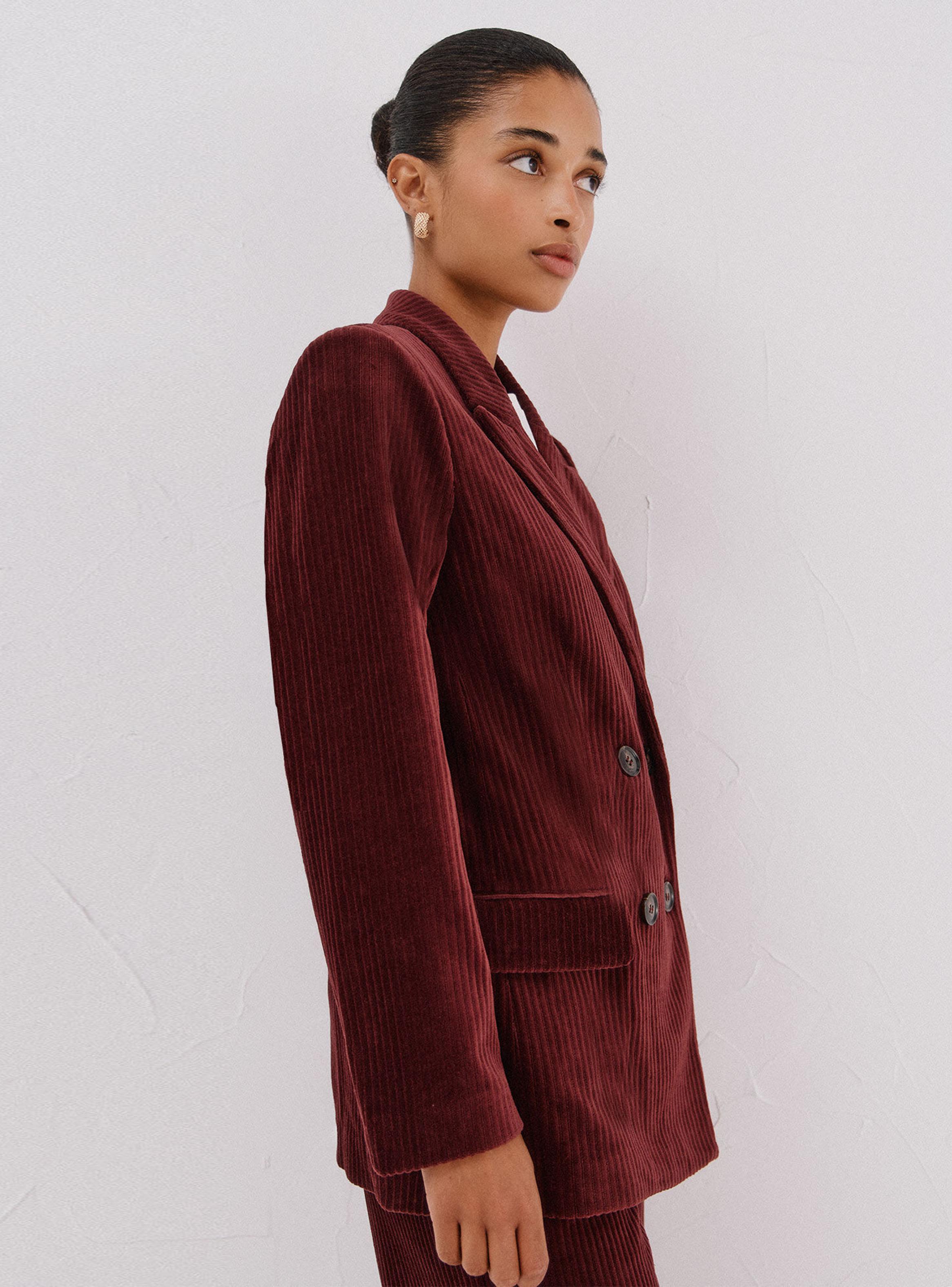 Blazer Cruzado de Pana-2