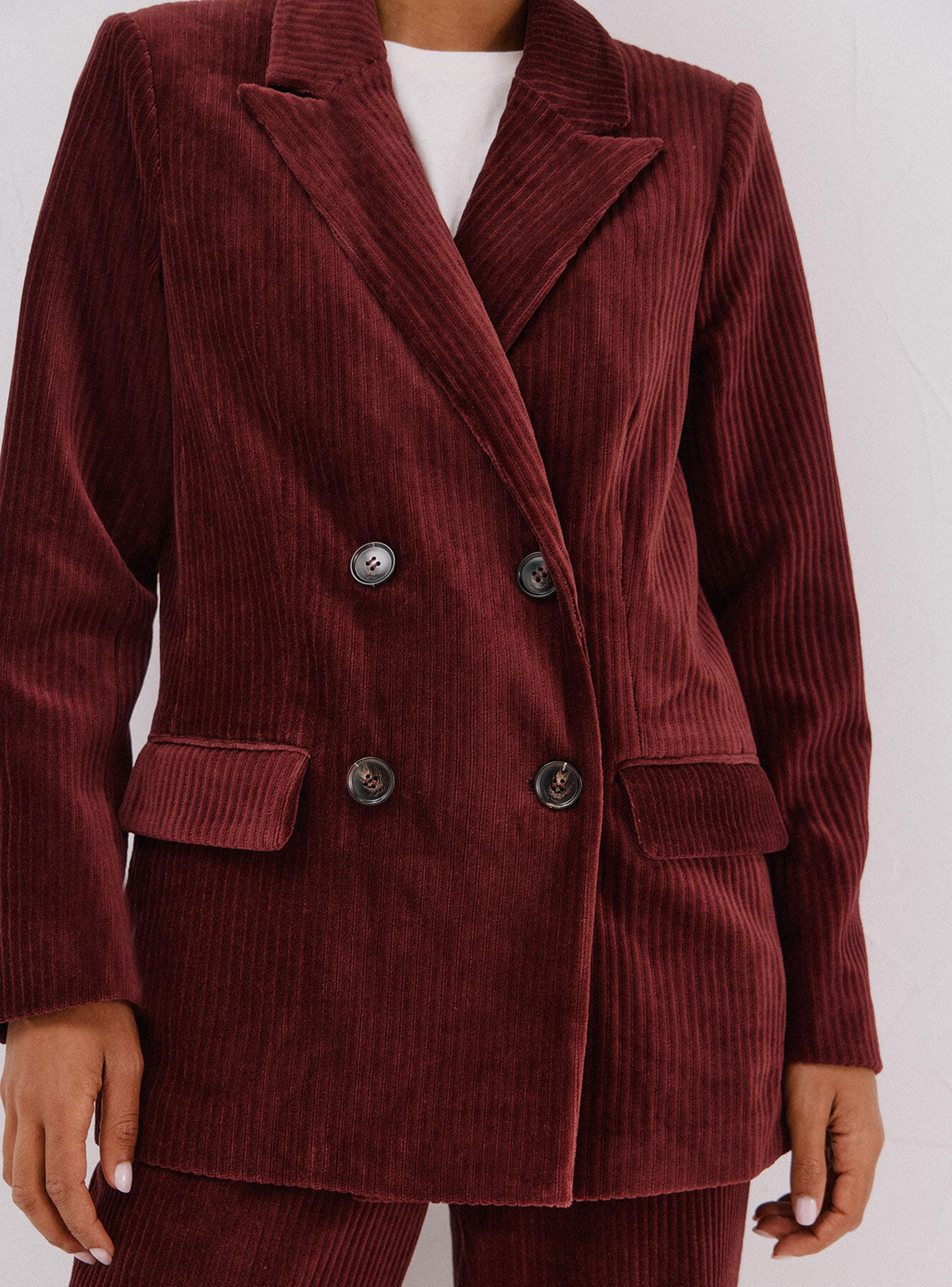 Blazer Cruzado de Pana-3