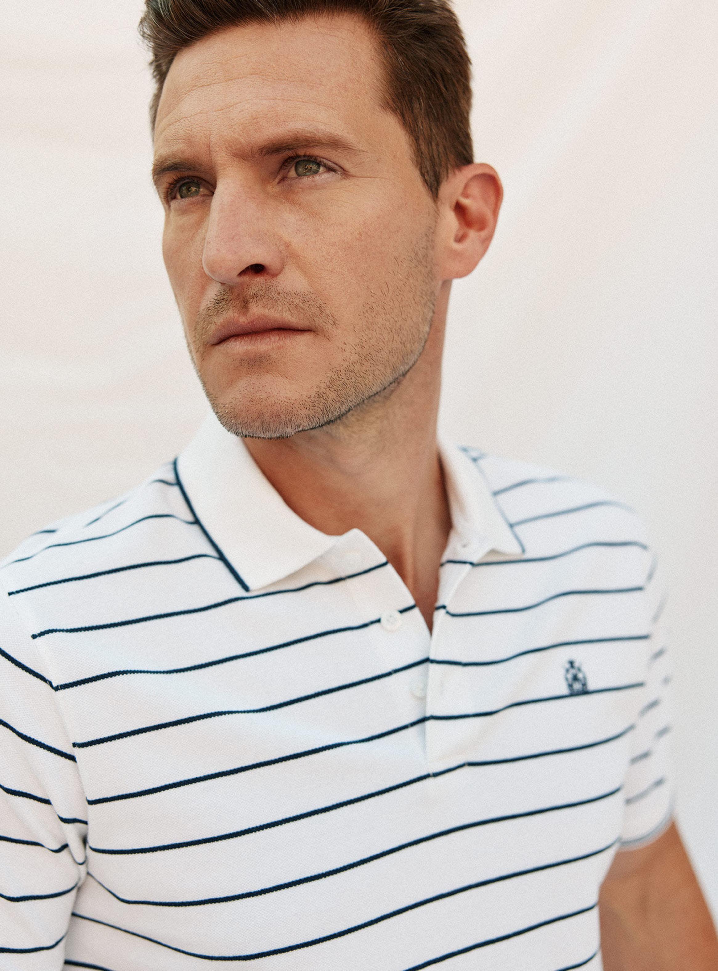 Polera Polo Rayada-3
