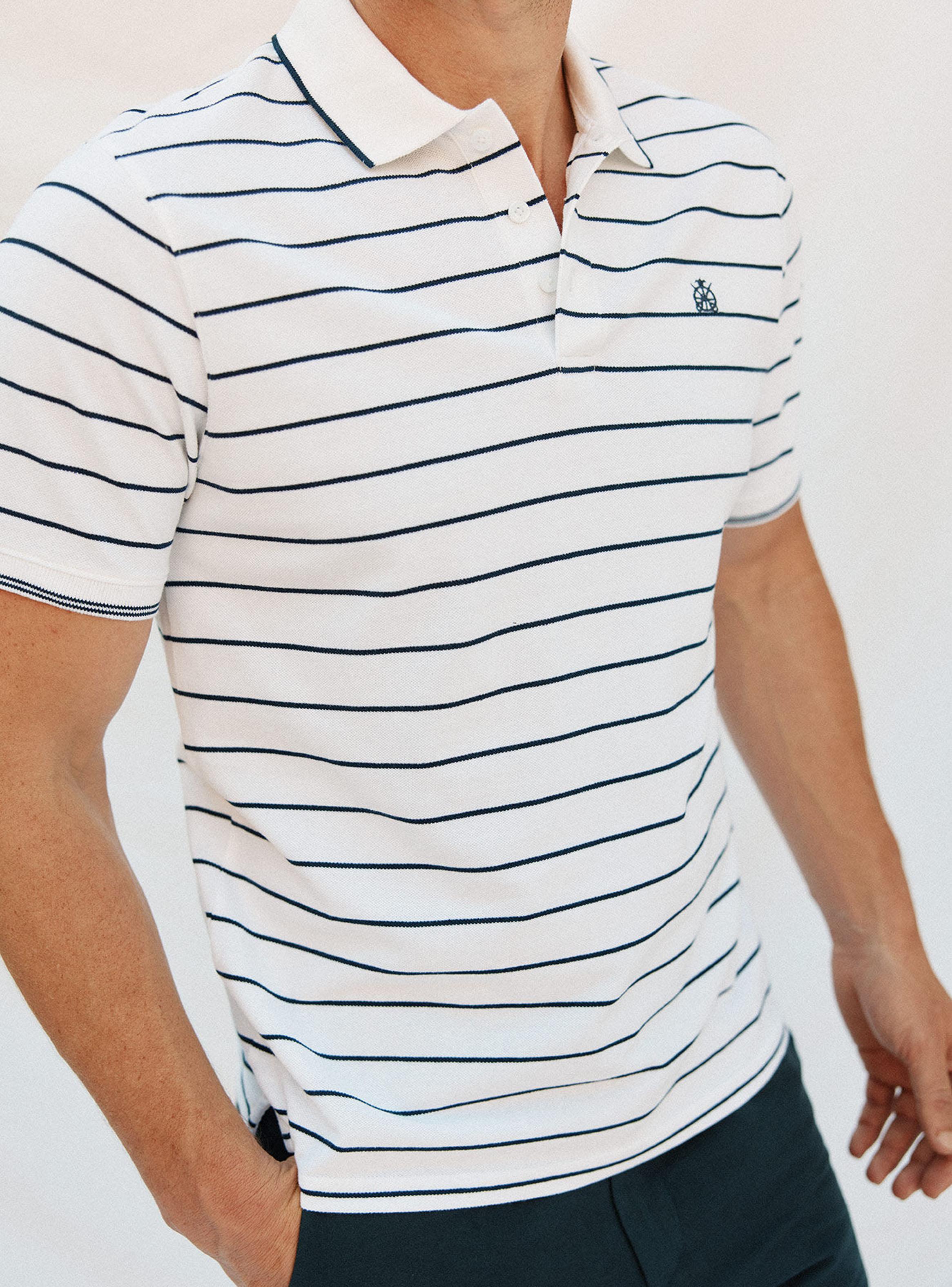 Polera Polo Rayada-2