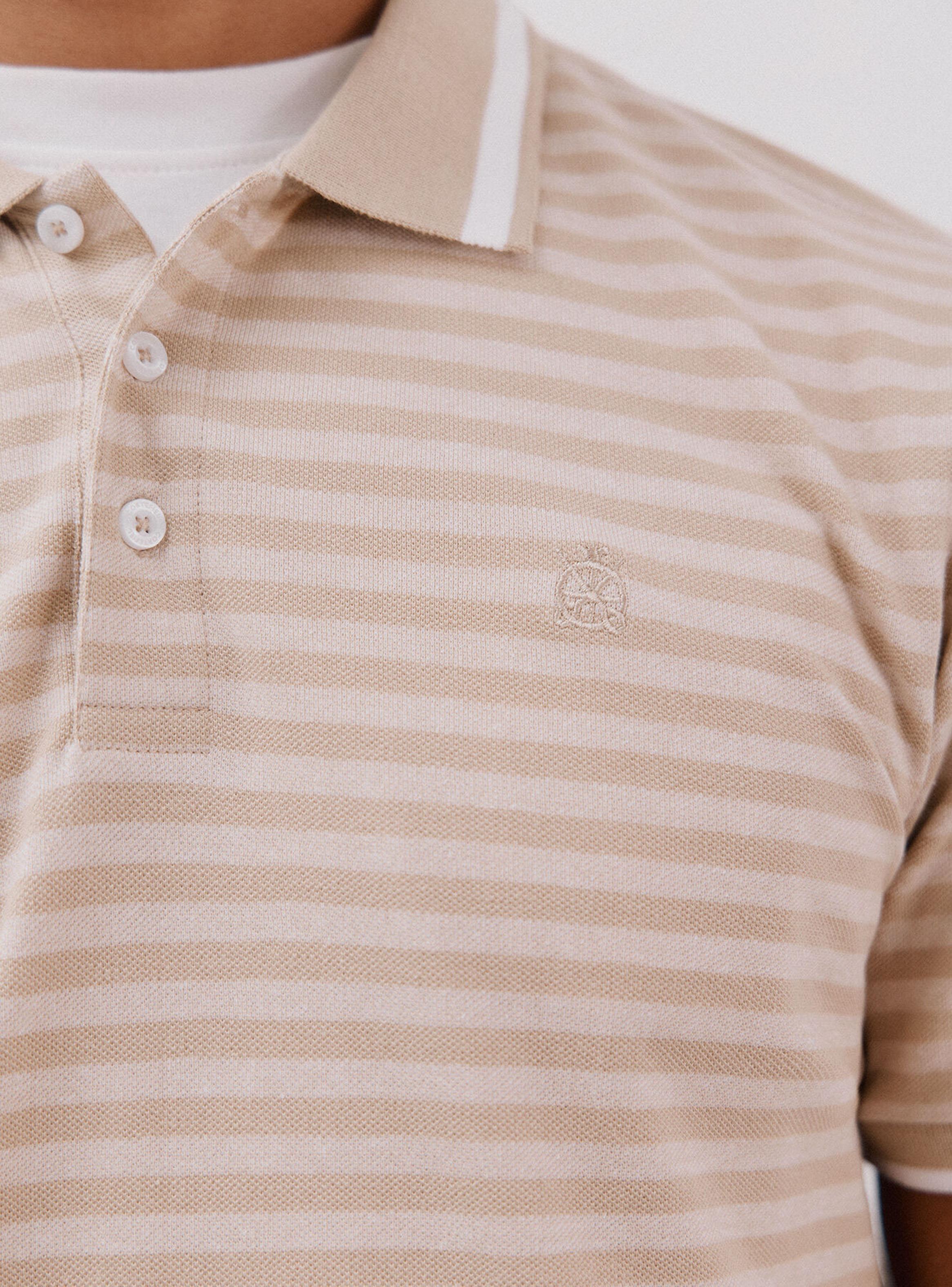 Polo Print Rayas Oxford-2