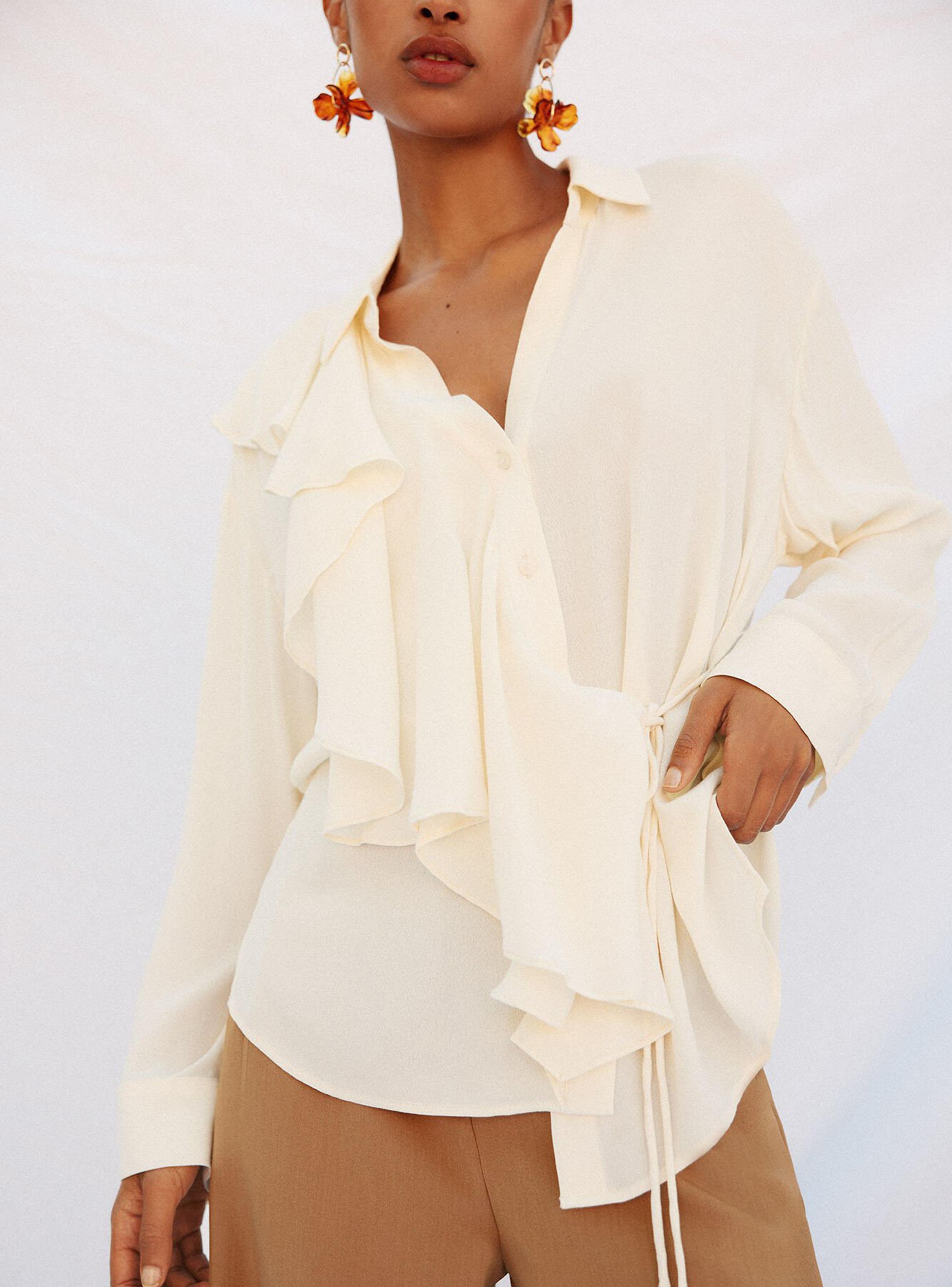 Camisa Volante Manga Larga-2