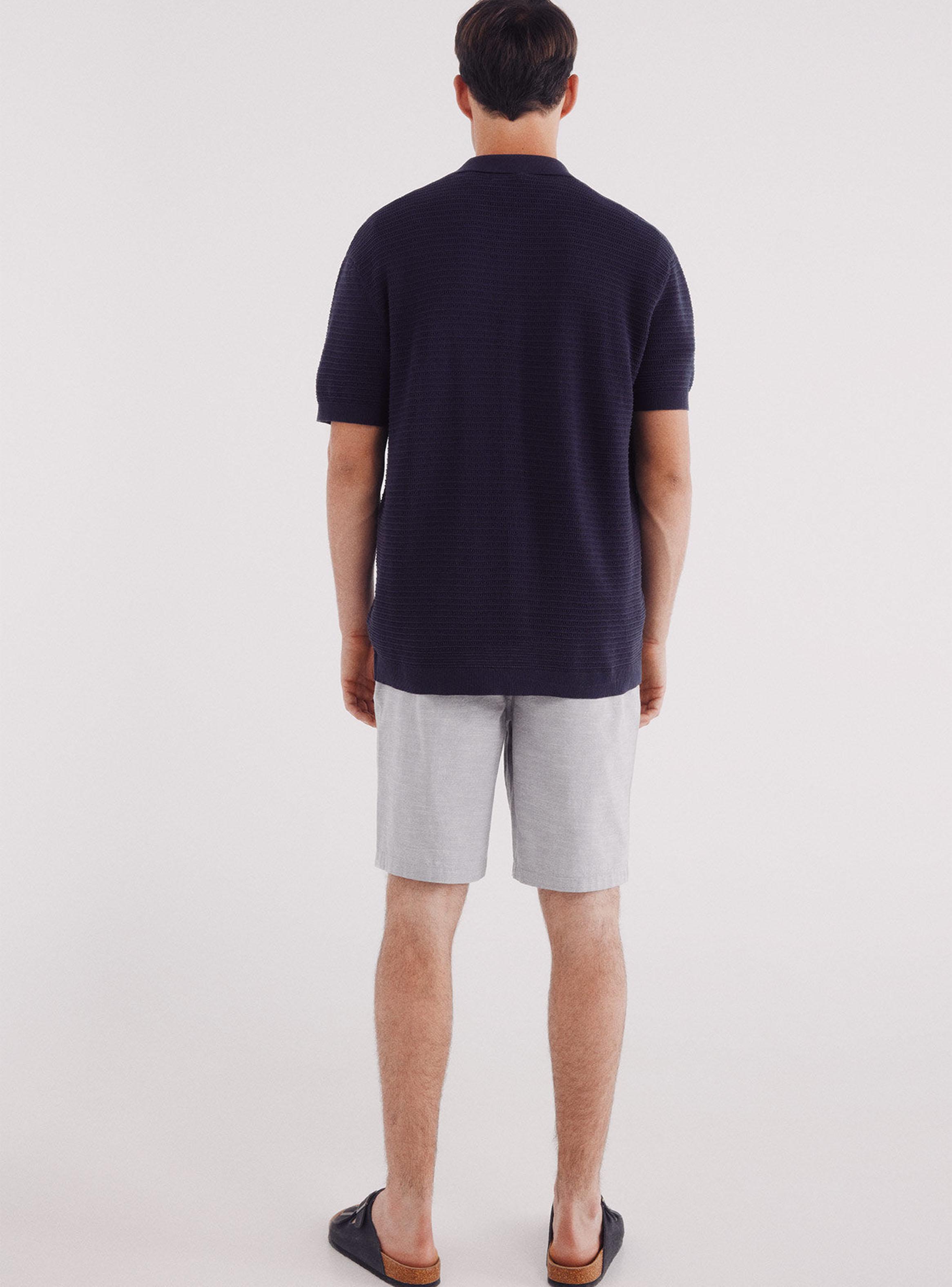 Short Chambray Comfort Slim Fit-4