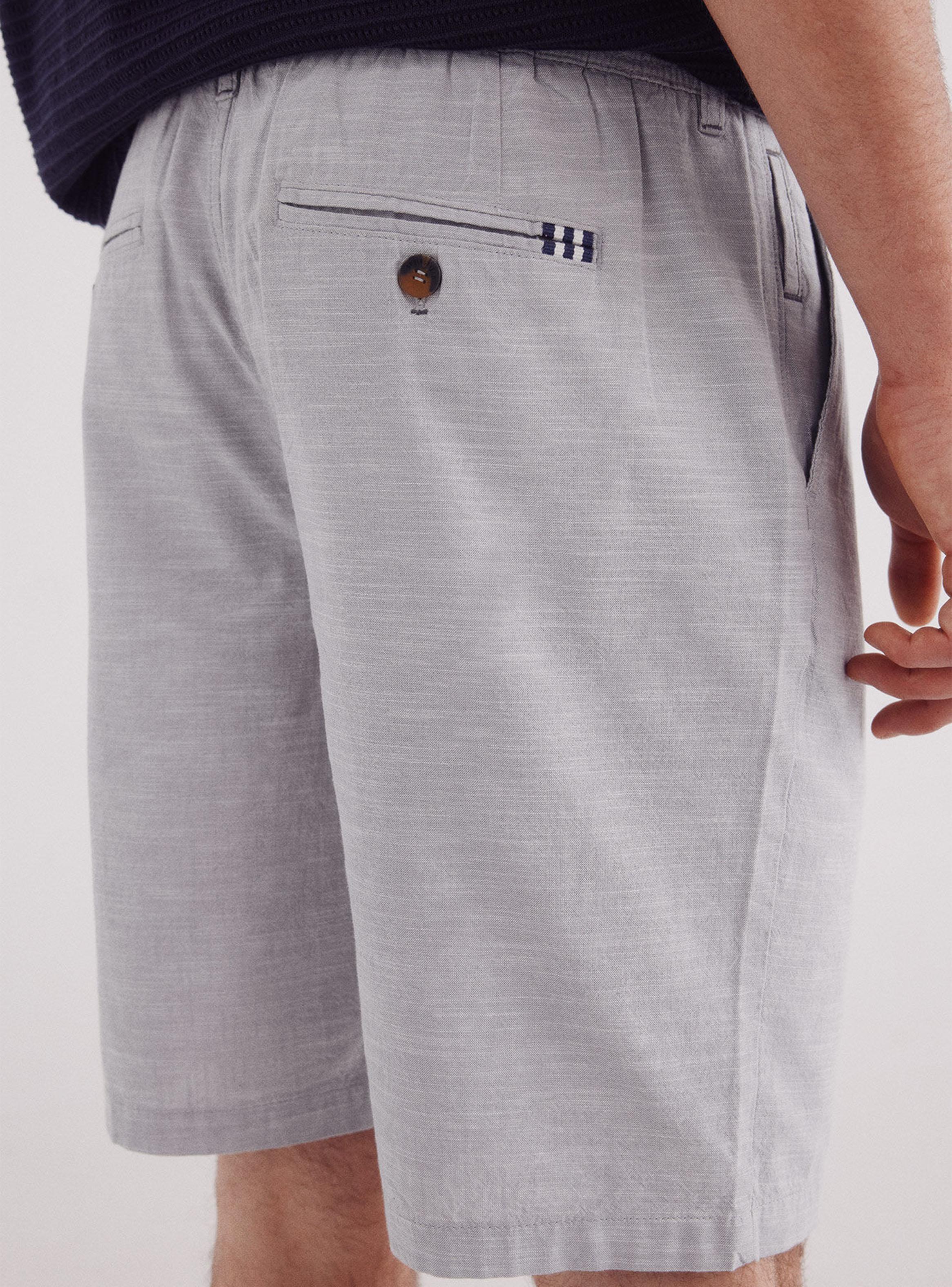 Short Chambray Comfort Slim Fit-3