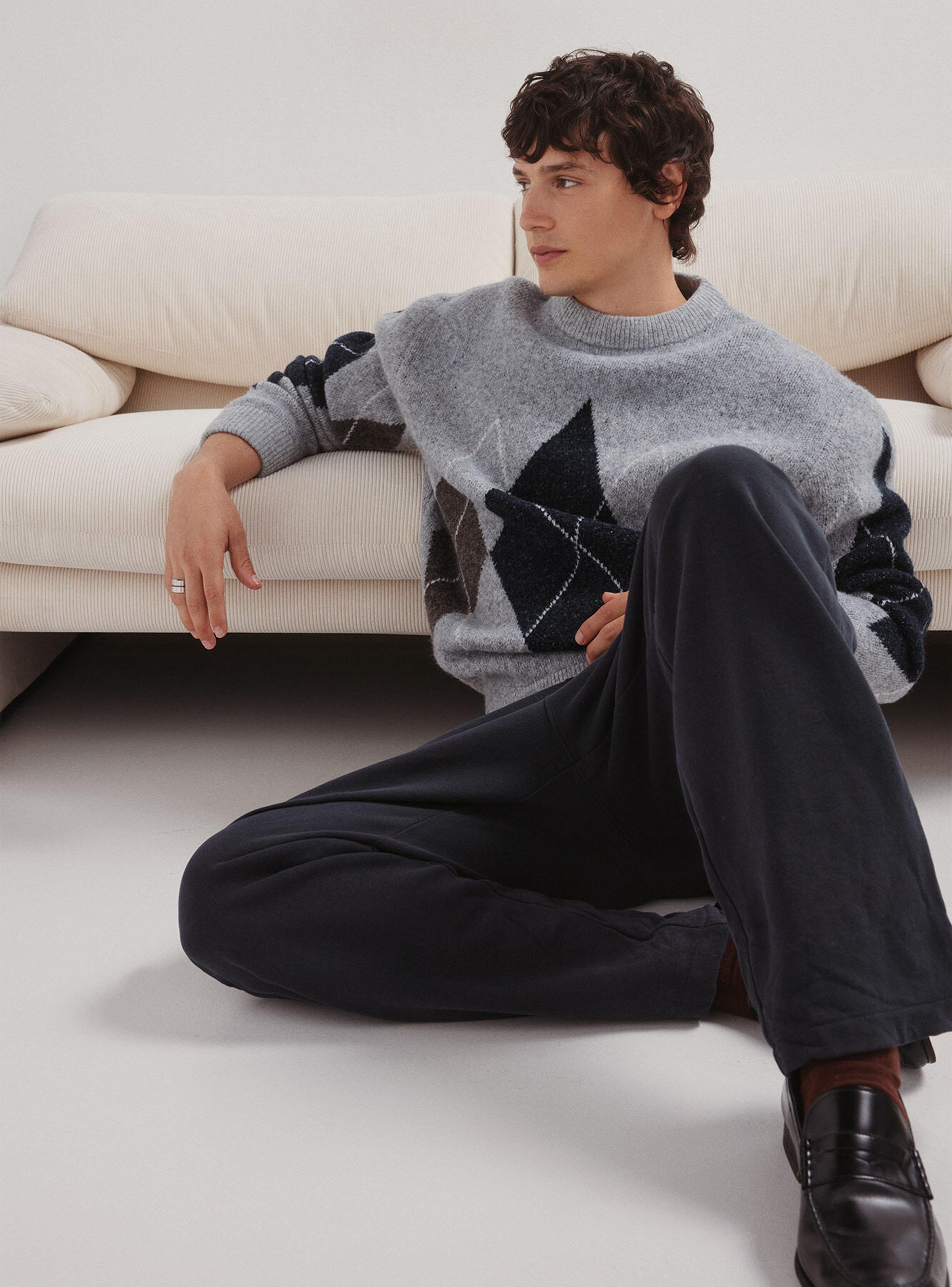 Chaleco Jersey Fantasía Rombos-3