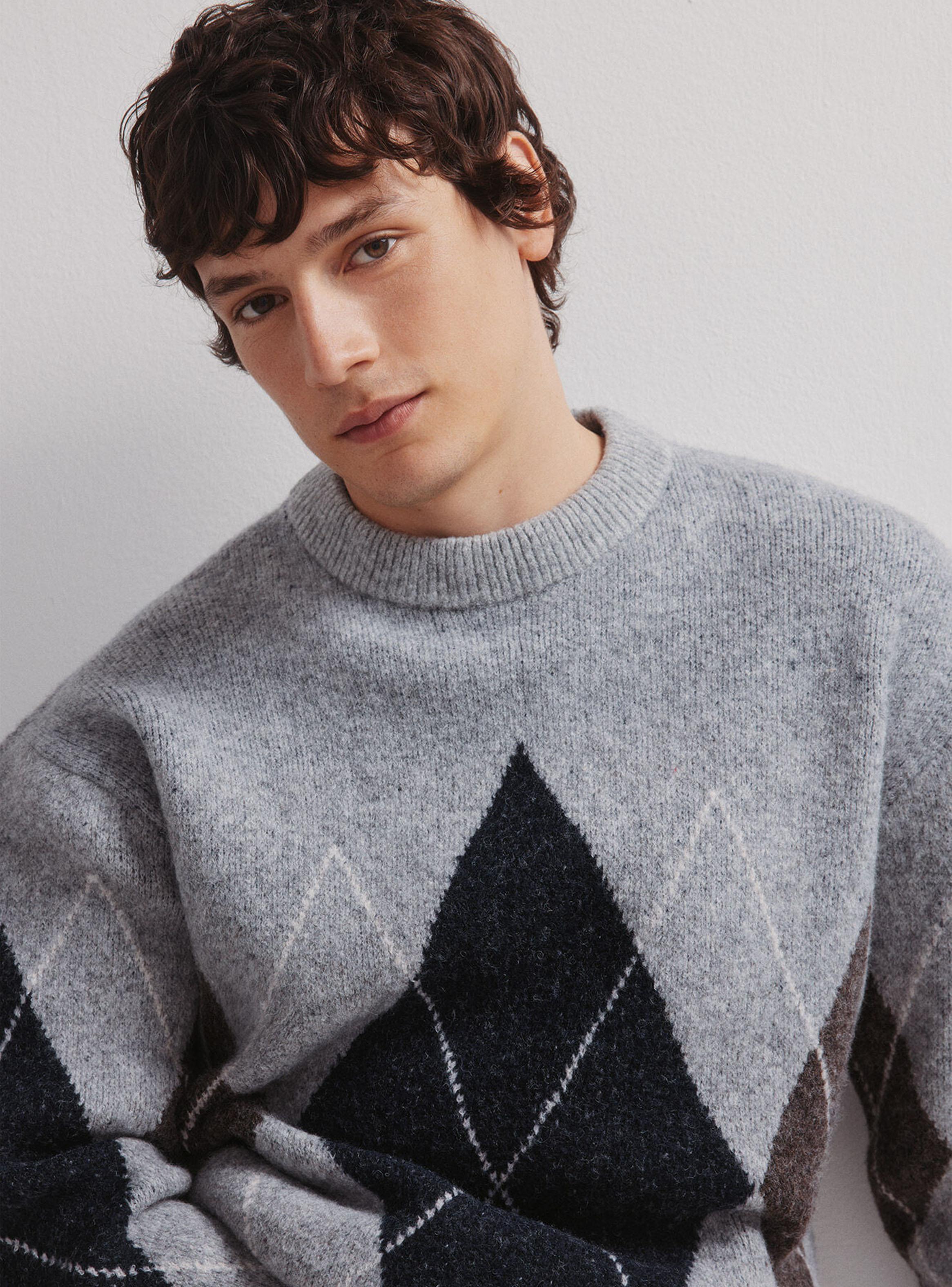 Chaleco Jersey Fantasía Rombos-2