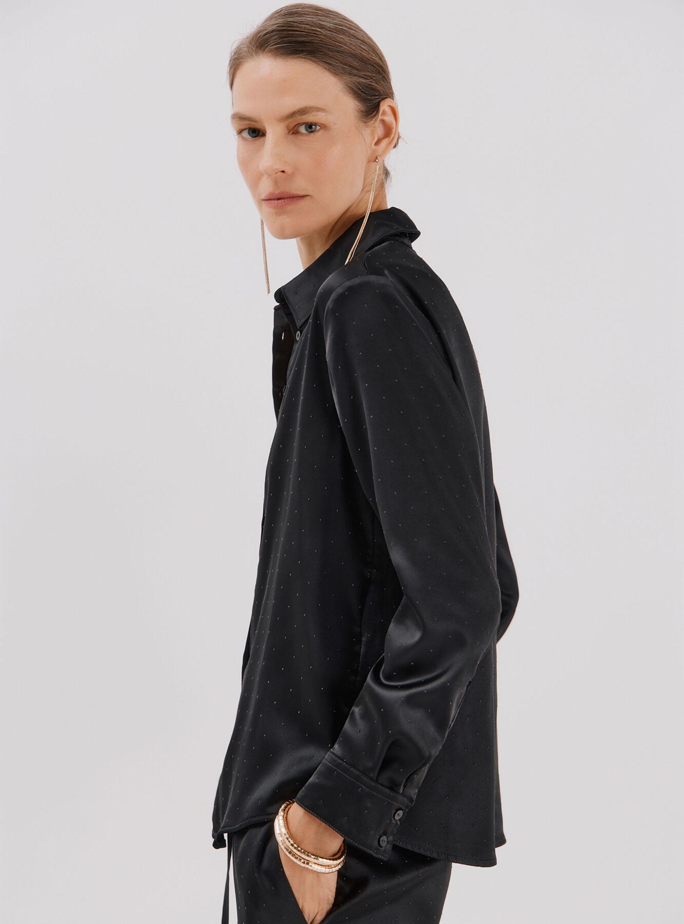 Camisa Satinada Brillos-2