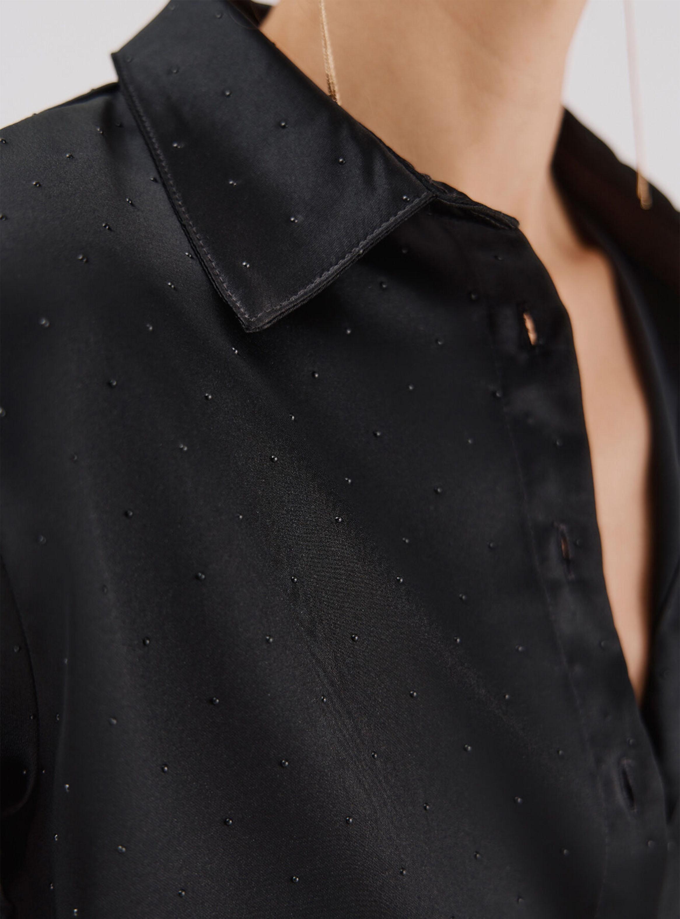 Camisa Satinada Brillos-3