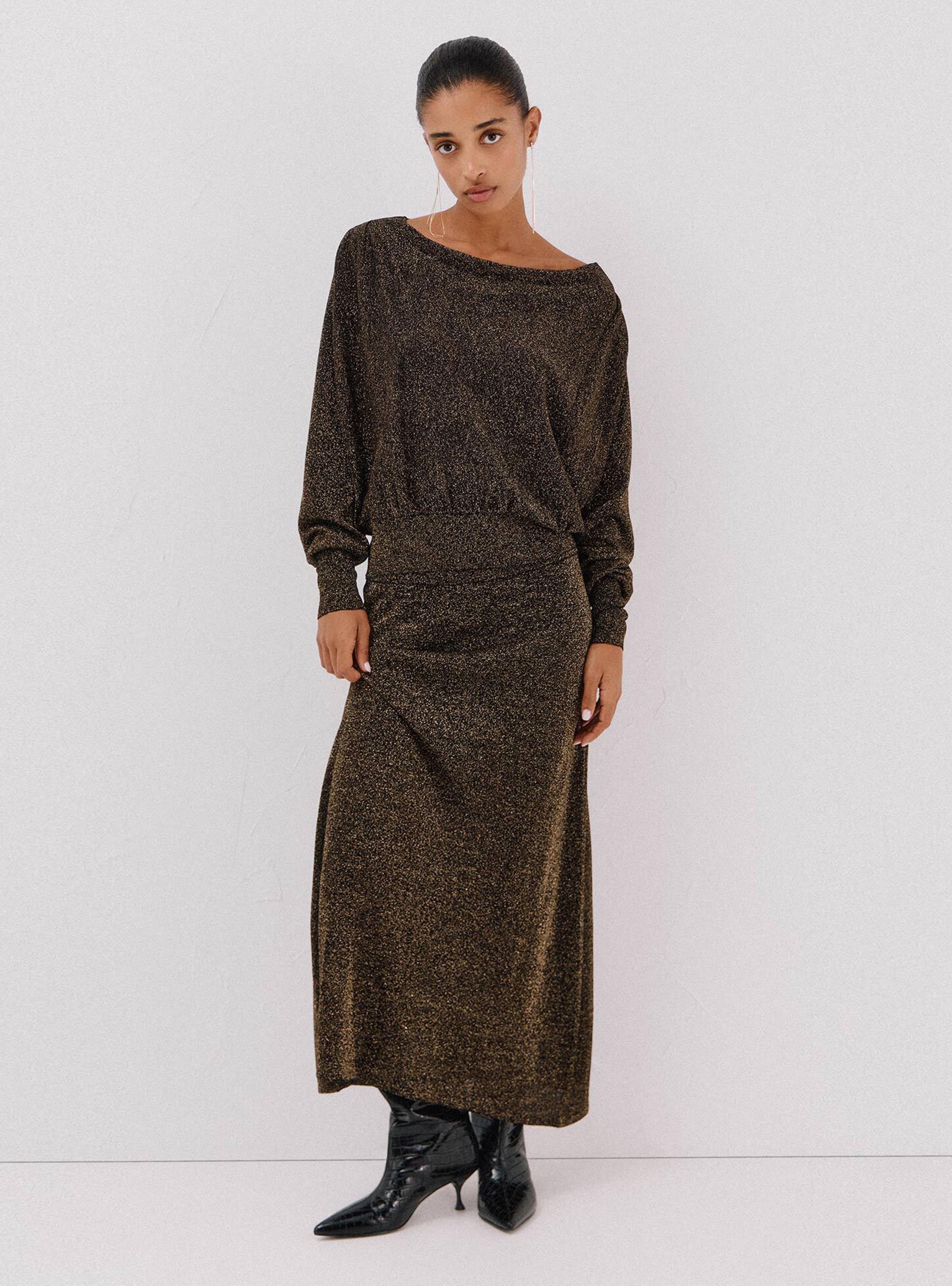 Falda de Punto con Lurex-3