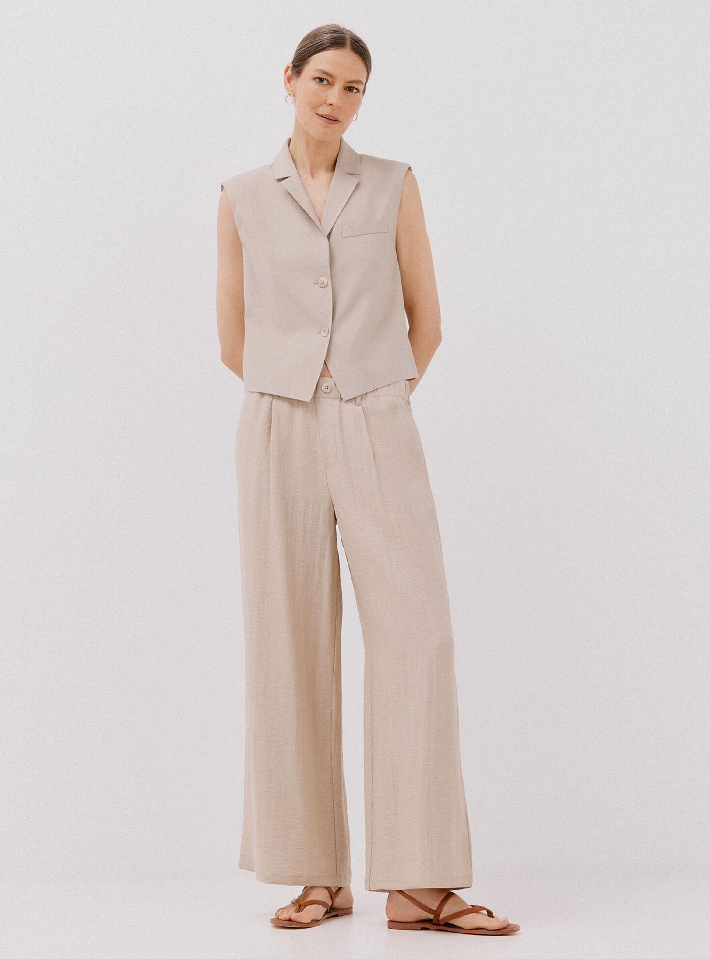 Pantalón Fluido Ancho-3