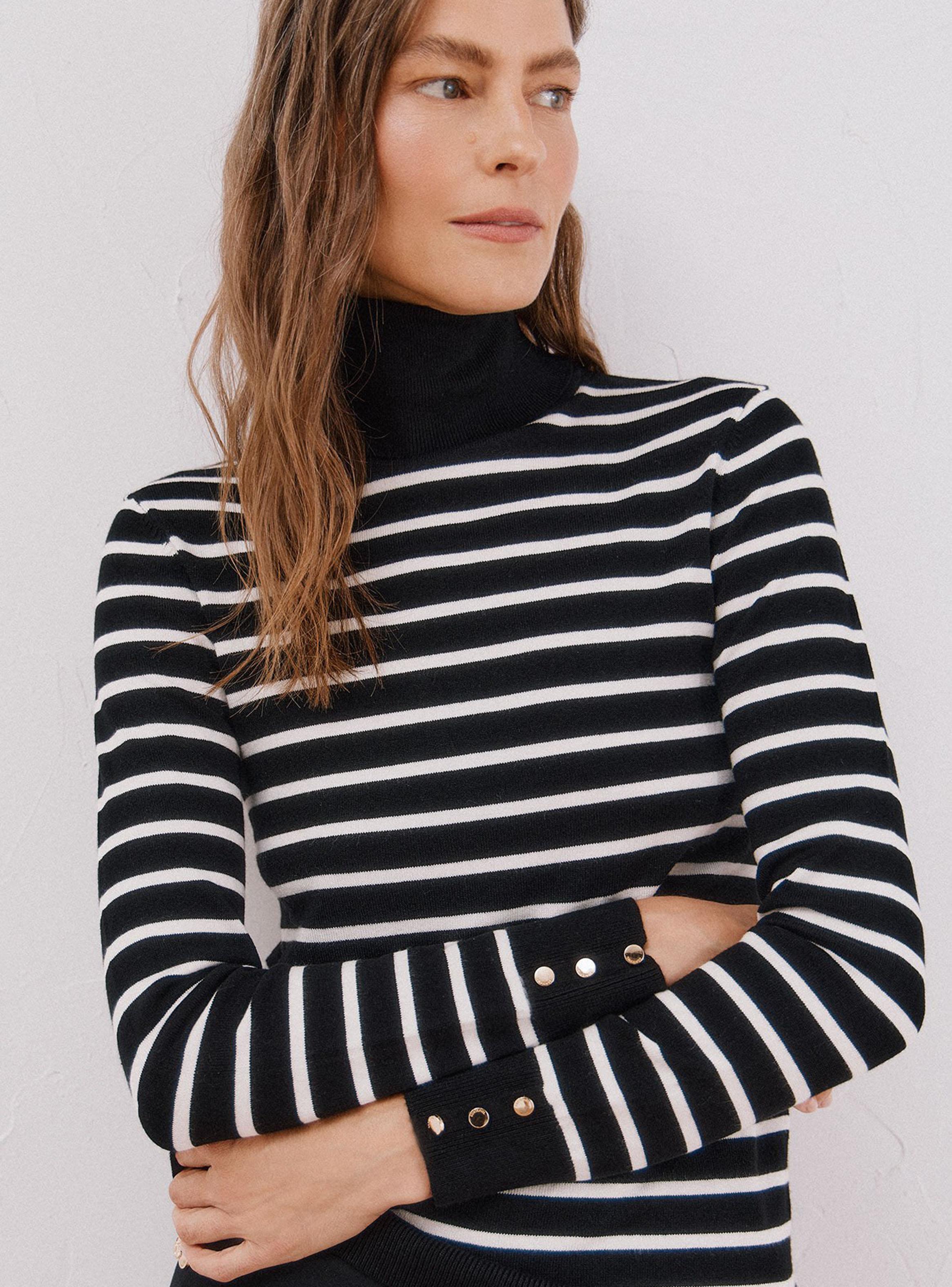 Chaleco Manga Corta Rayas-2