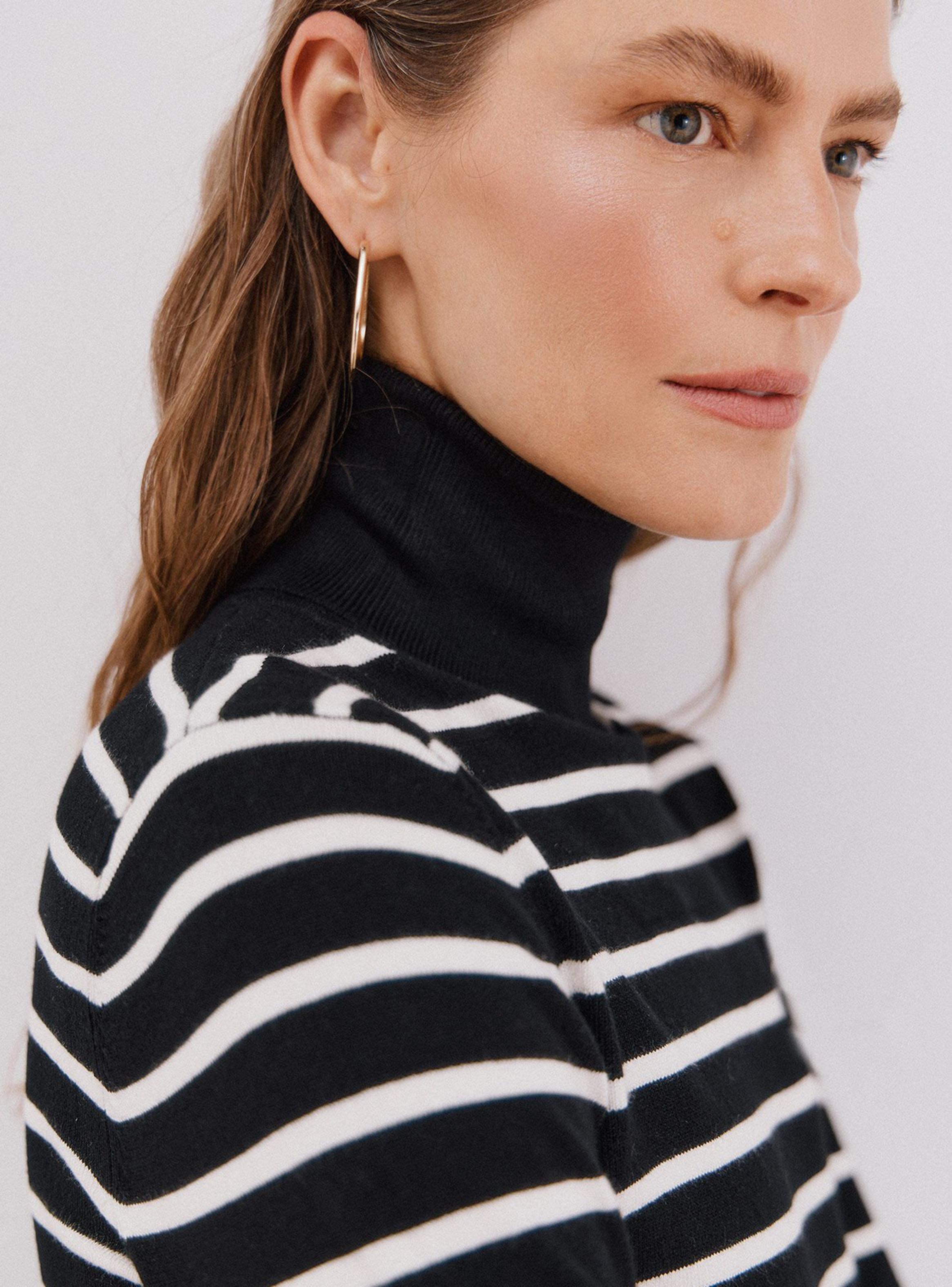 Chaleco Manga Corta Rayas-3