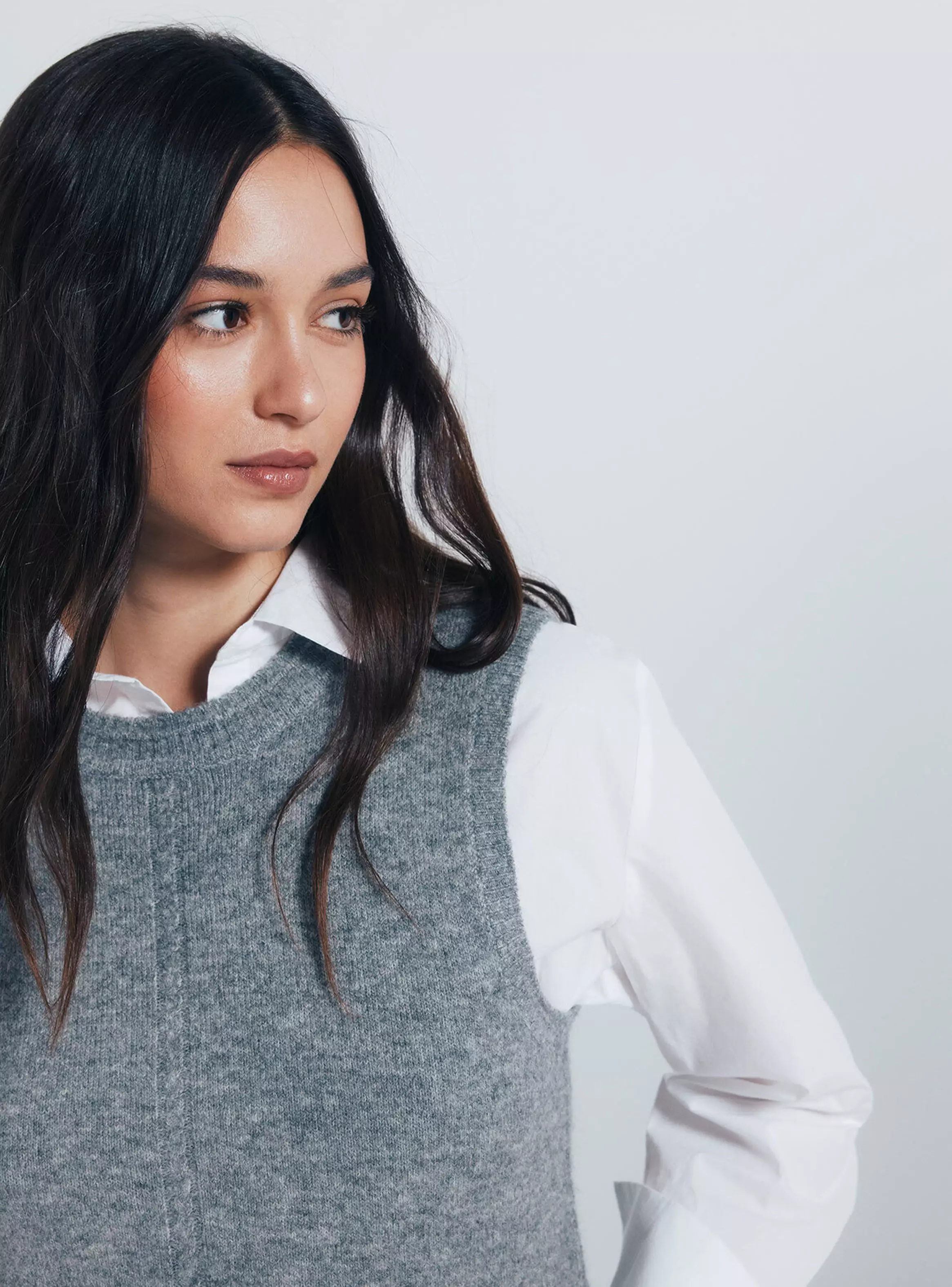 Chaleco Punto Trenzas-2