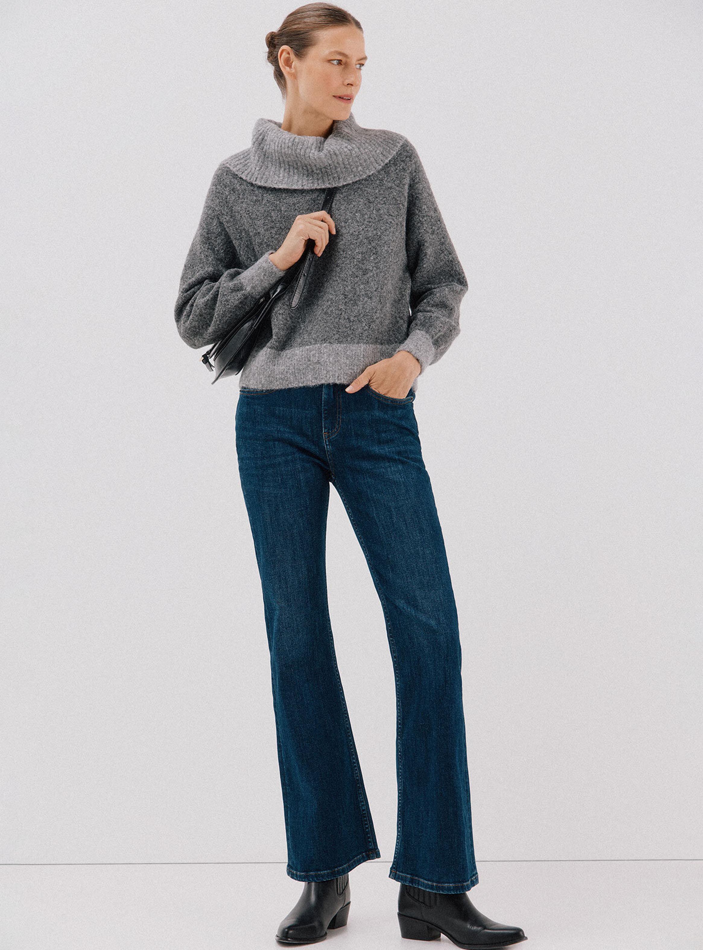 Chaleco Punto Combinado-4