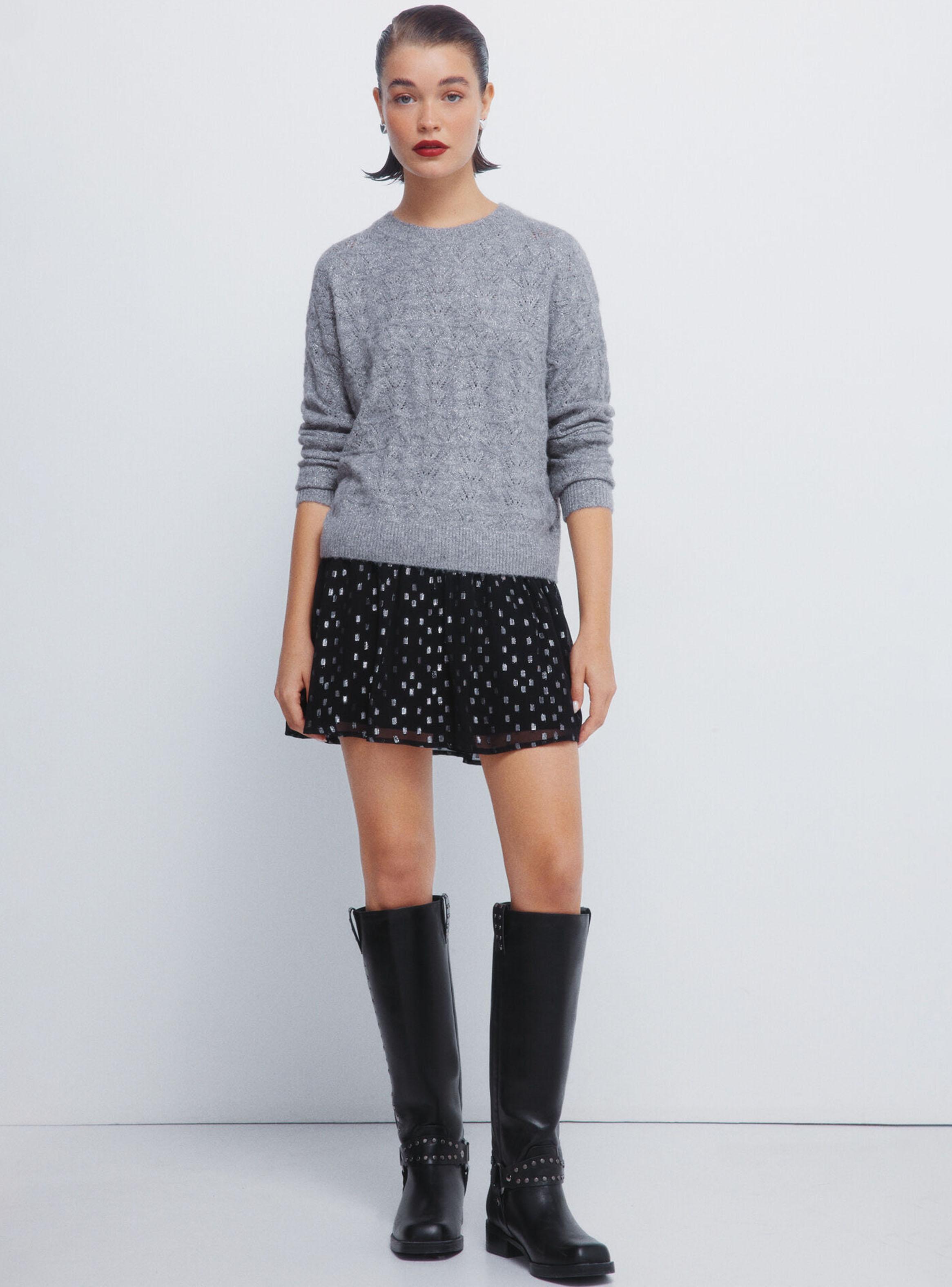 Sweater Pointelle Lurex-4