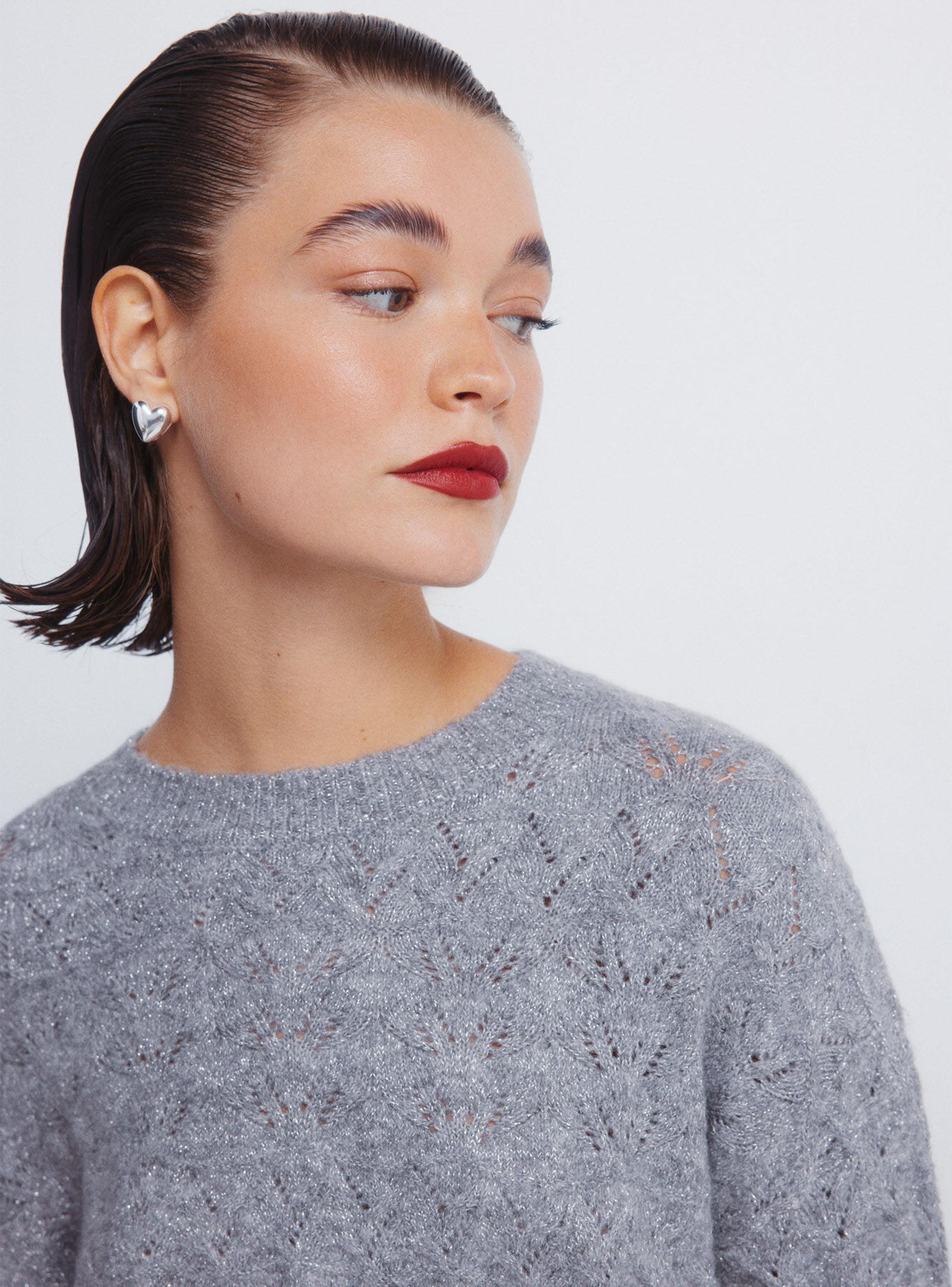 Sweater Pointelle Lurex-2