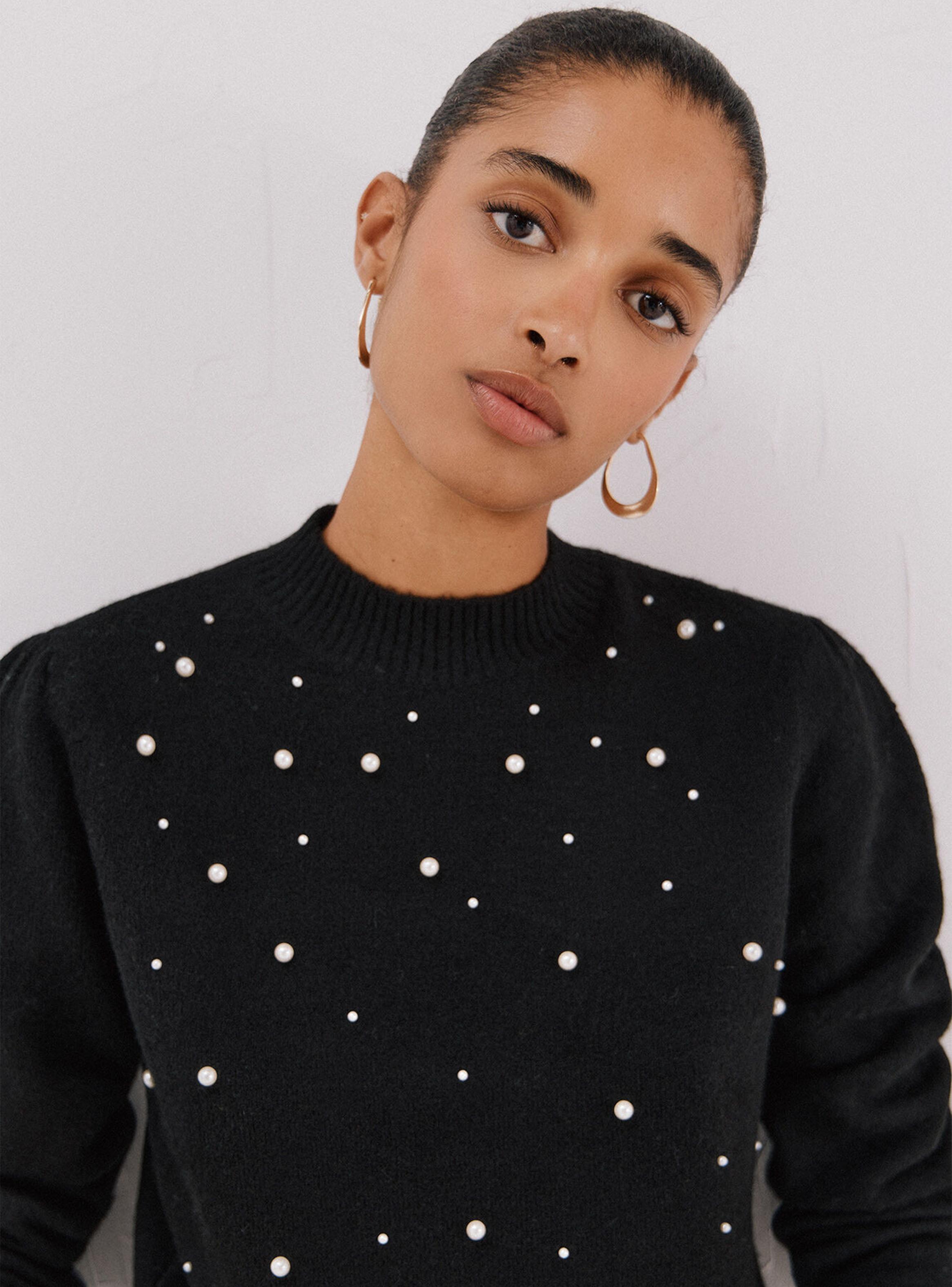 Chaleco Punto Perlas-2