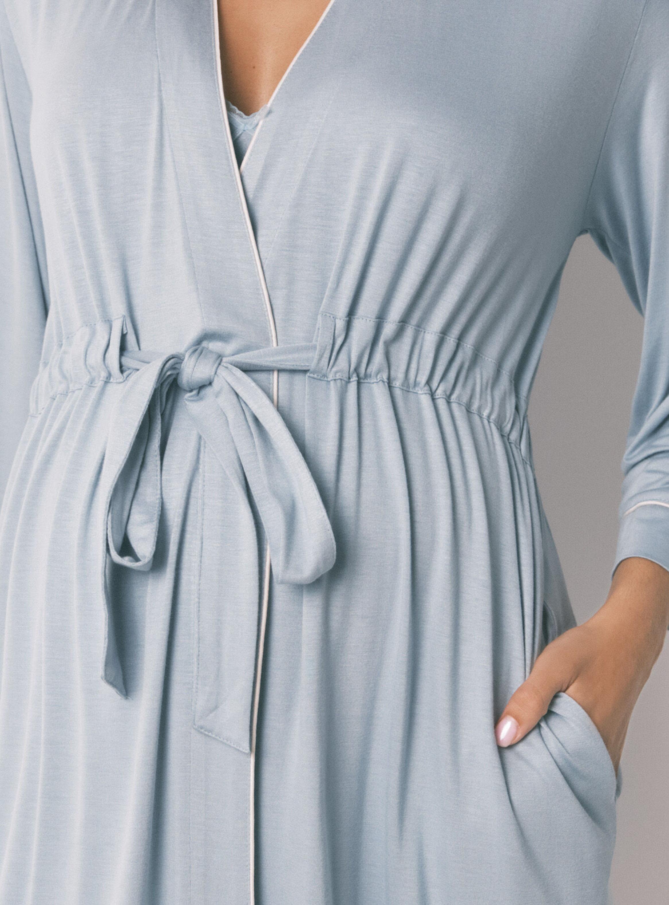 Bata Larga Maternity Técnica Soft Touch-3