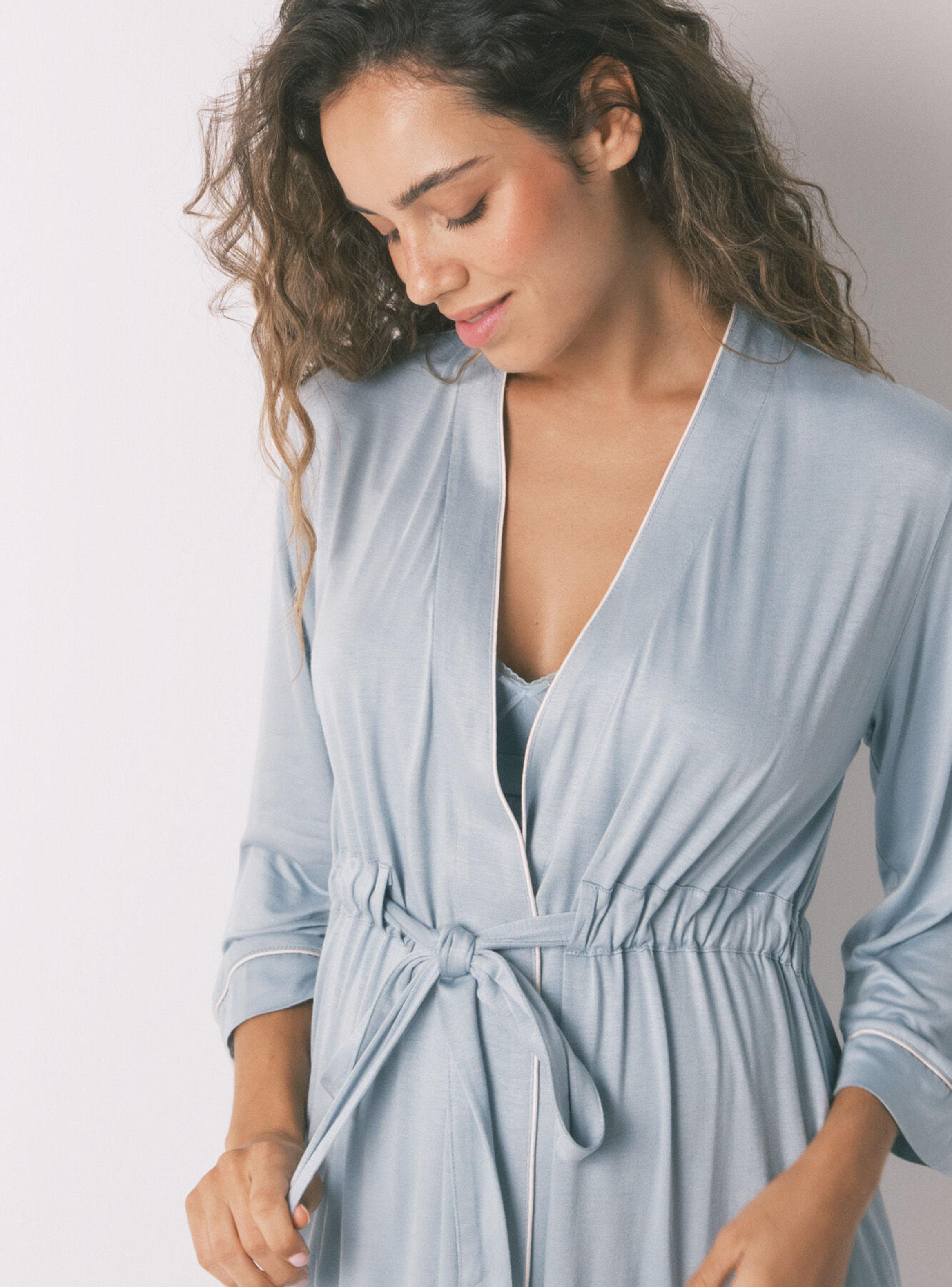 Bata Larga Maternity Técnica Soft Touch-2