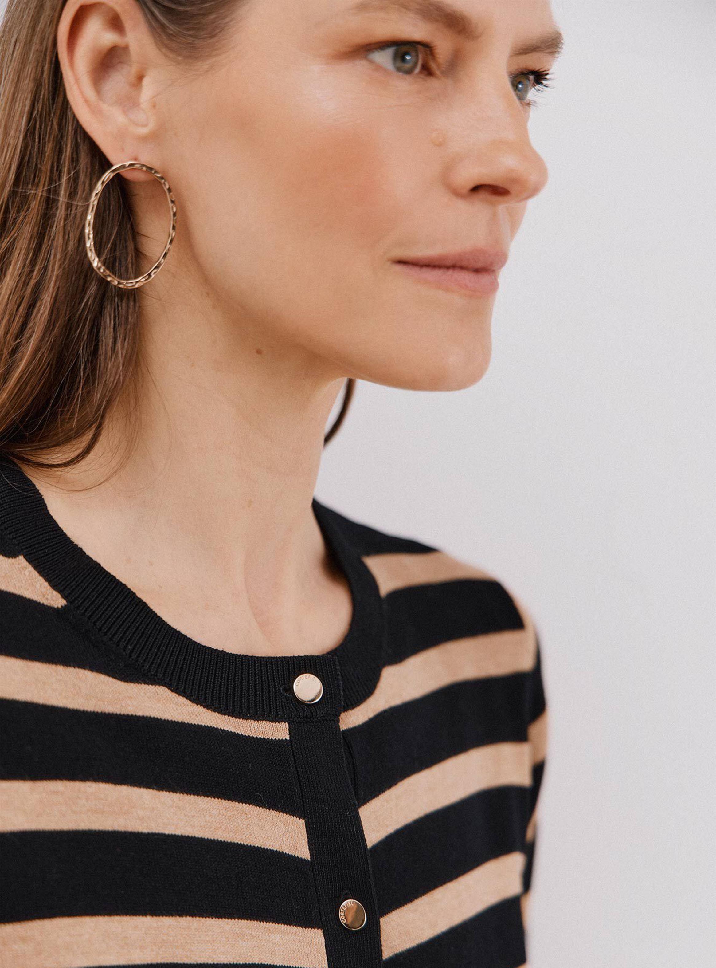 Chaleco Manga Corta Acabado Acanalado-2