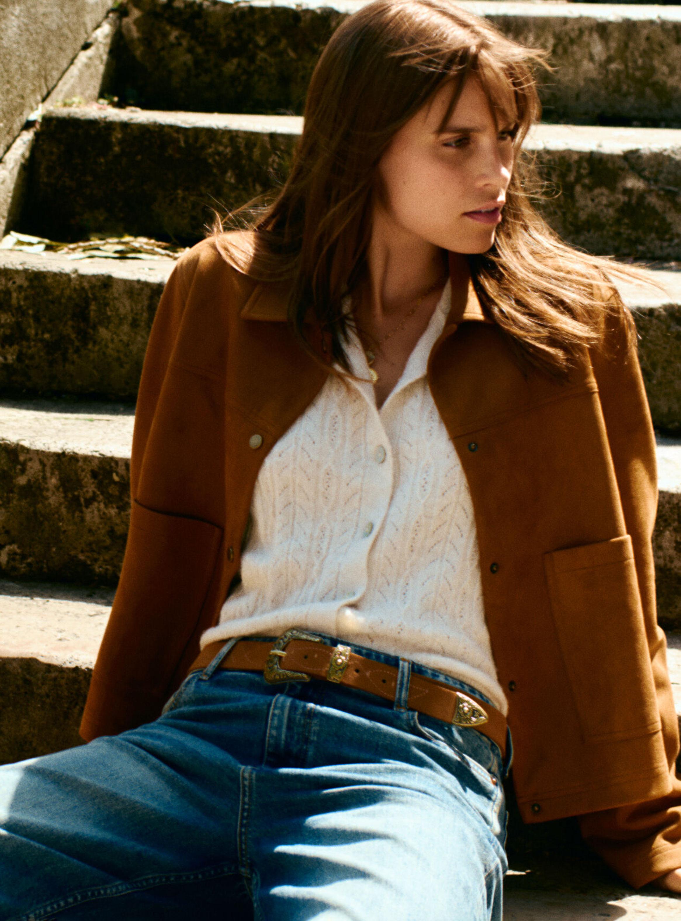 Cárdigan Pointelle-3