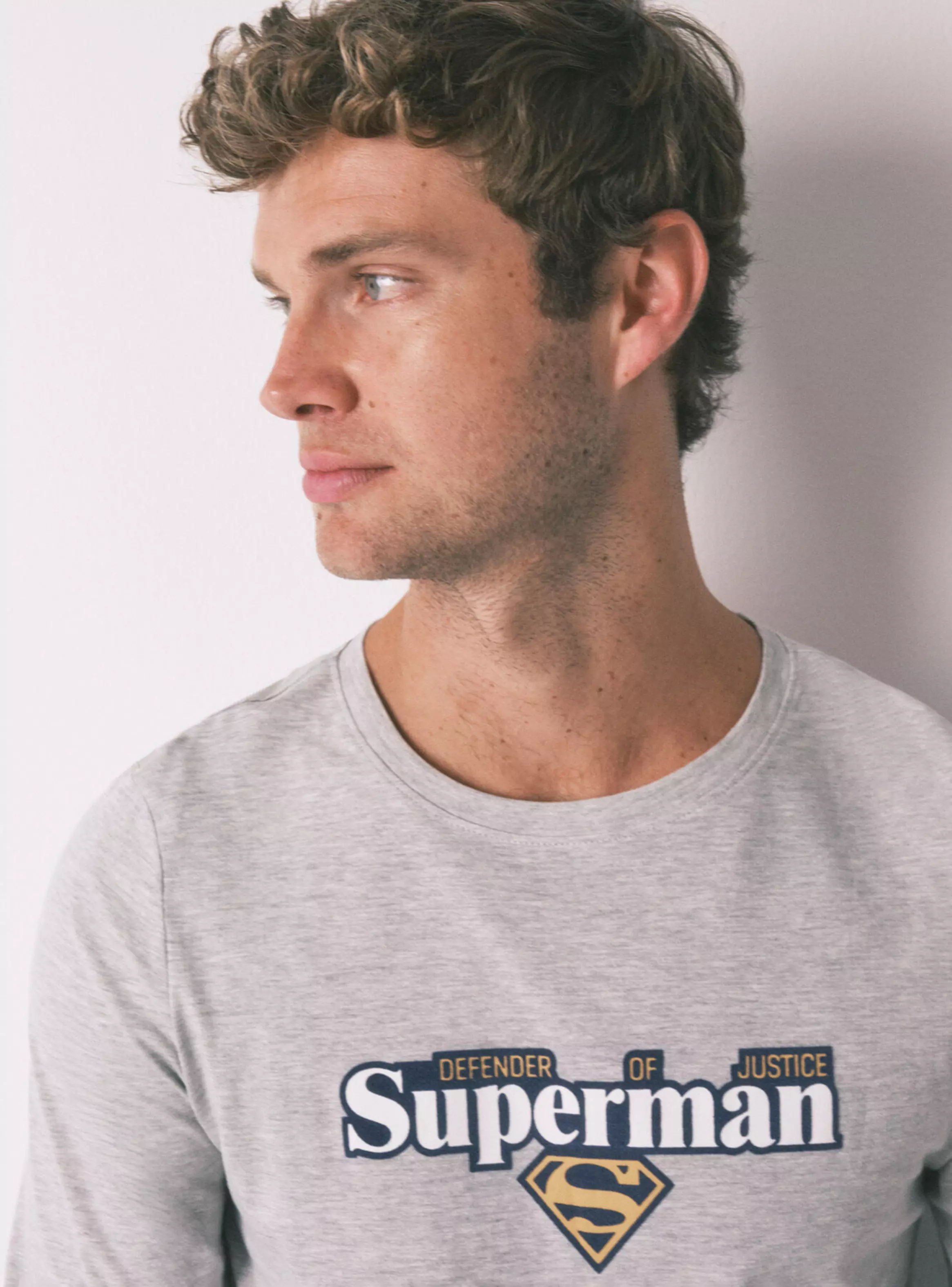 Pijama Largo Algodón Superman-3