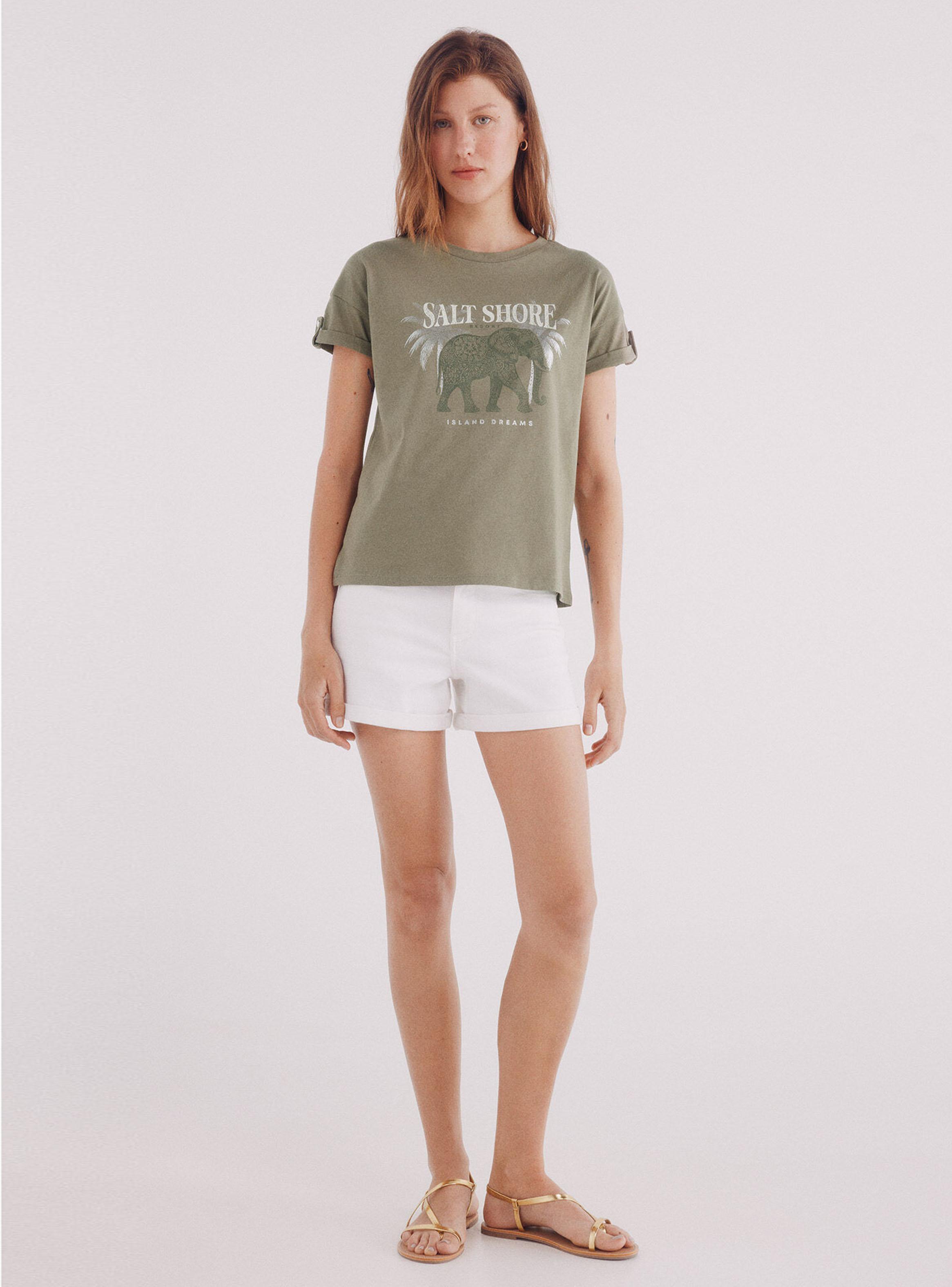 Polera Gráfica Manga Botón-4