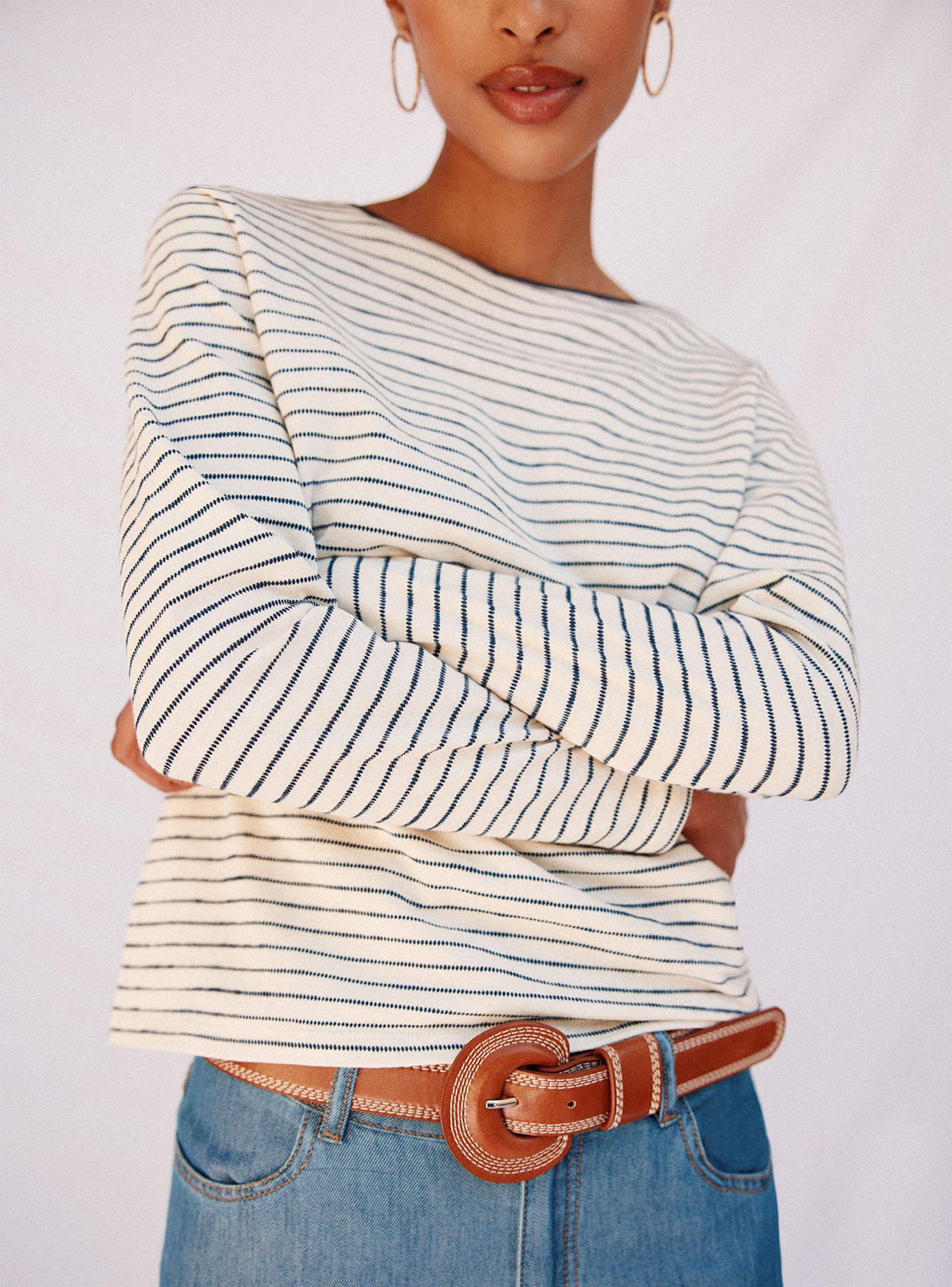 Polera Cuello Barco Rayas-3