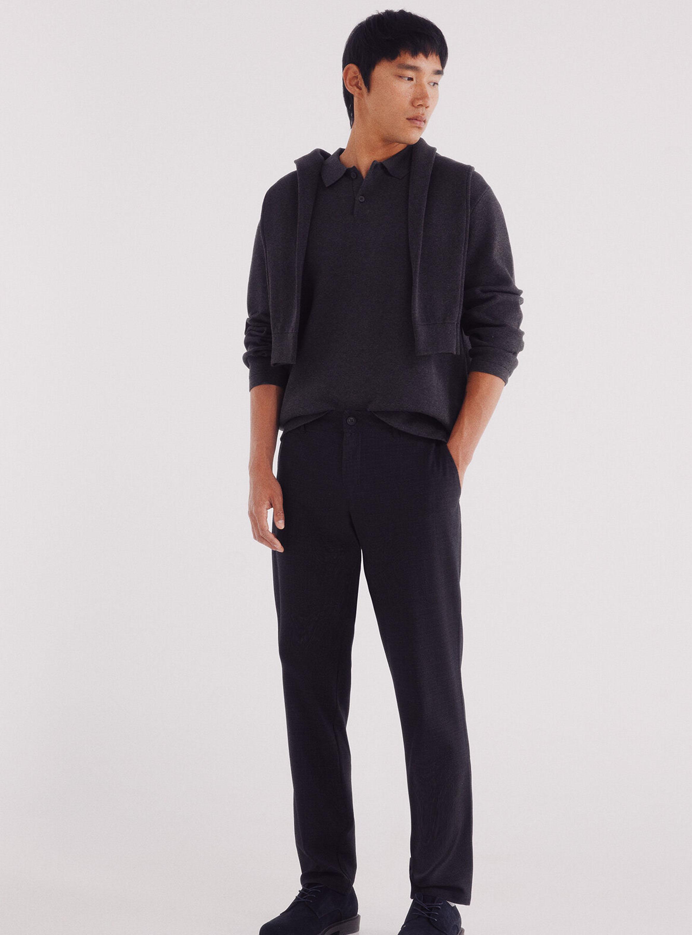 Chaleco Cuello Polo Botones-3