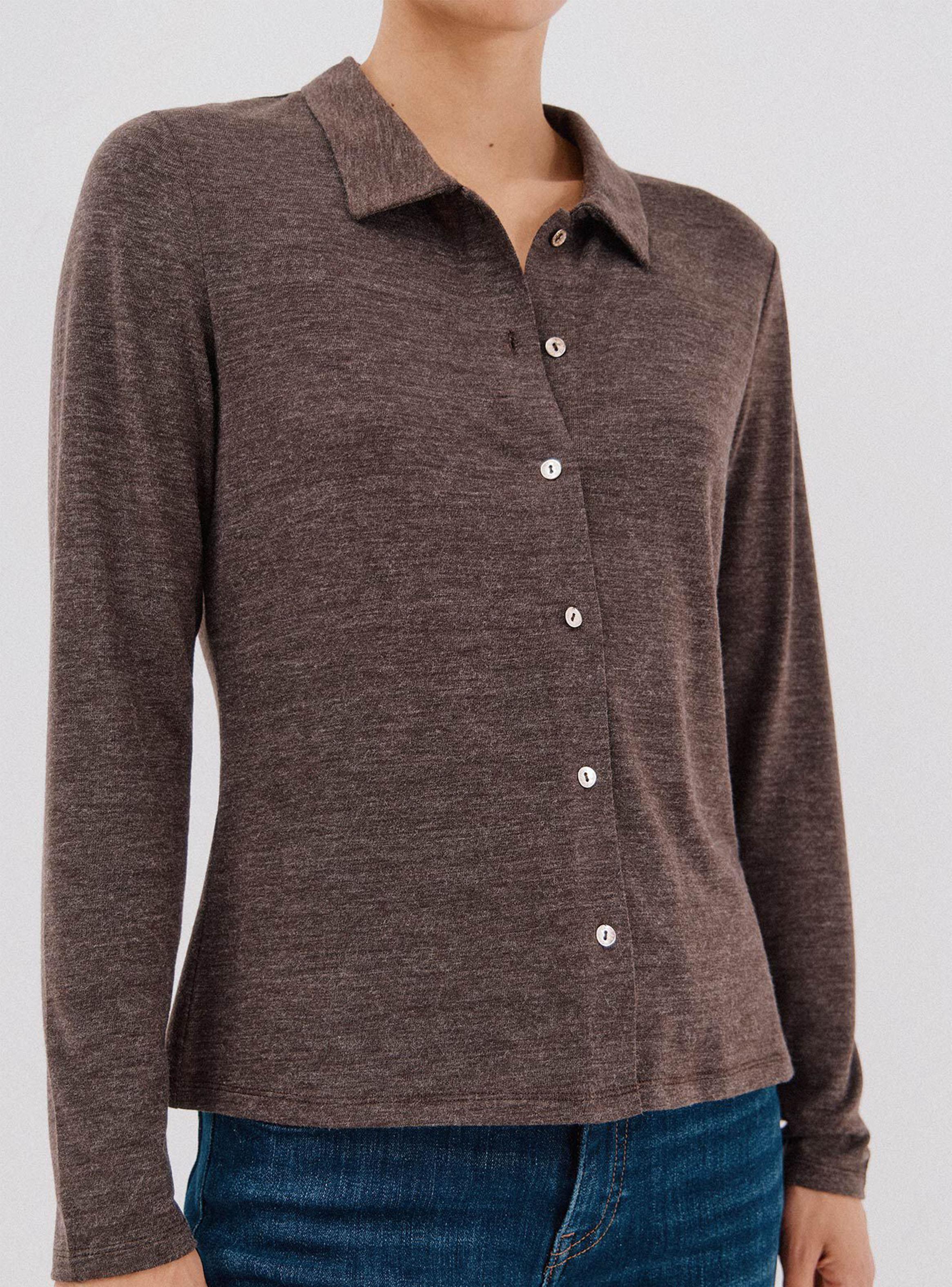 Camisa Elástica Botones-2