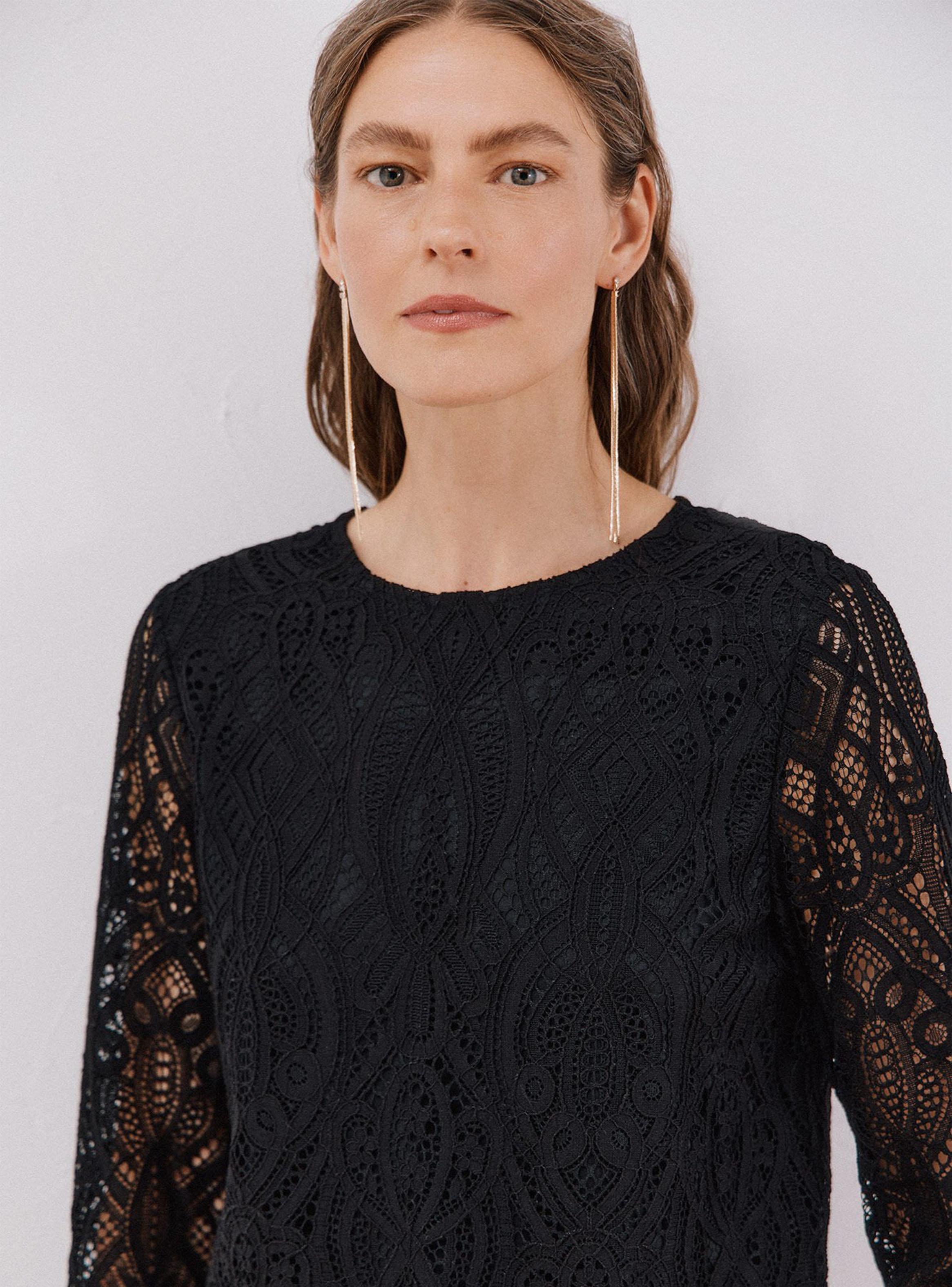 Top Guipur Manga Larga-3