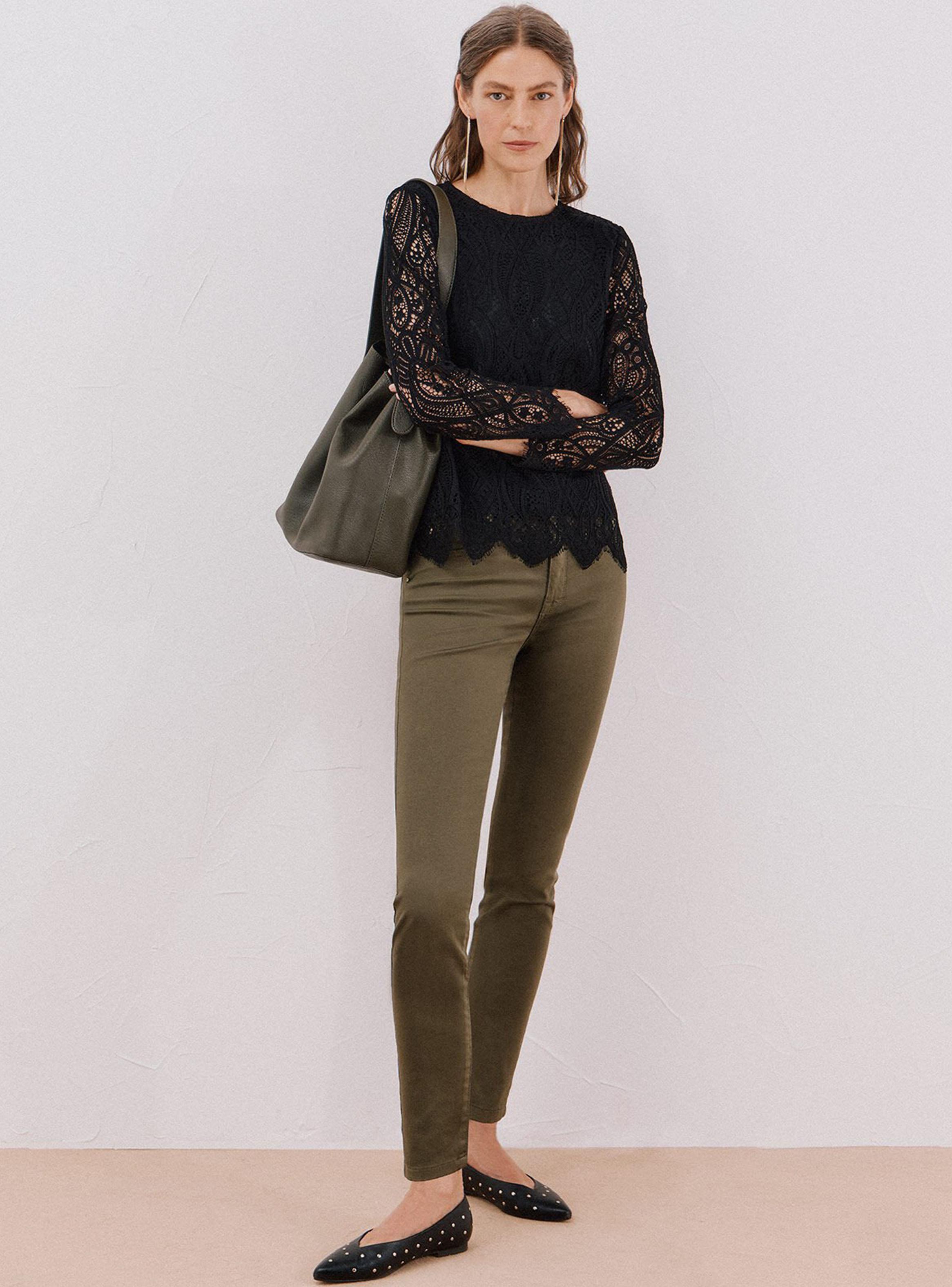 Top Guipur Manga Larga-4