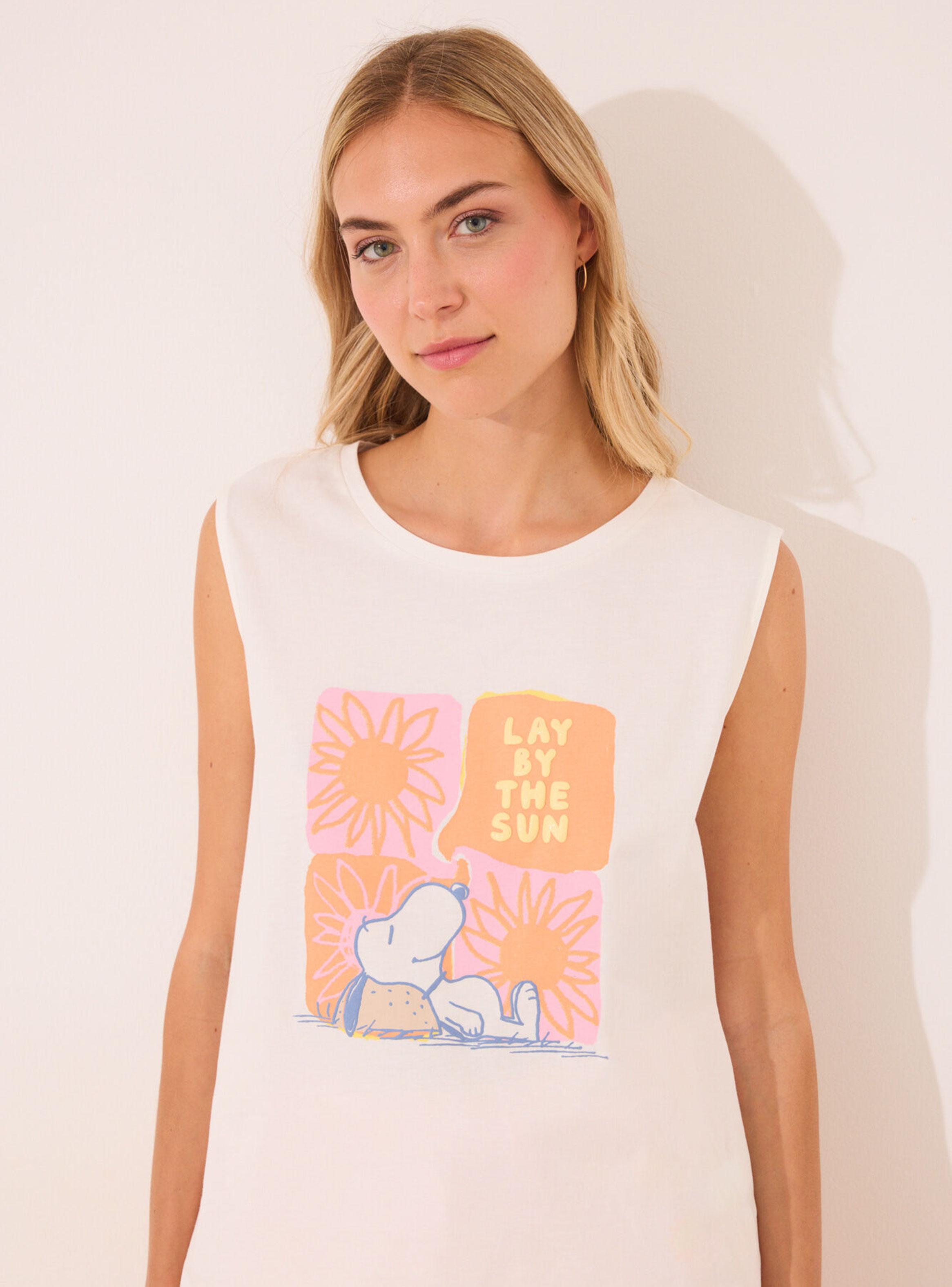 Pijama Corto Algodón Snoopy Soles-2