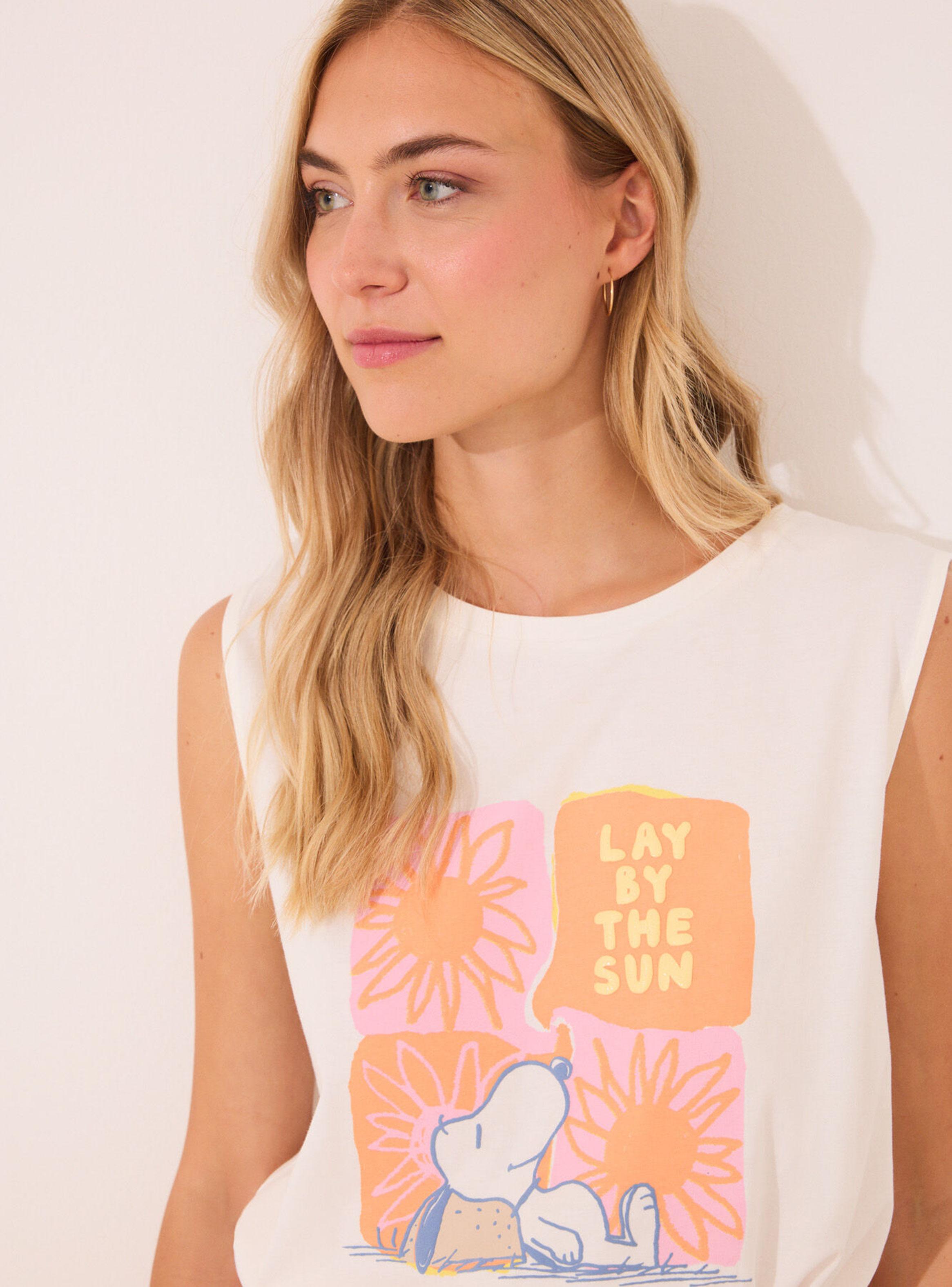 Pijama Corto Algodón Snoopy Soles-3