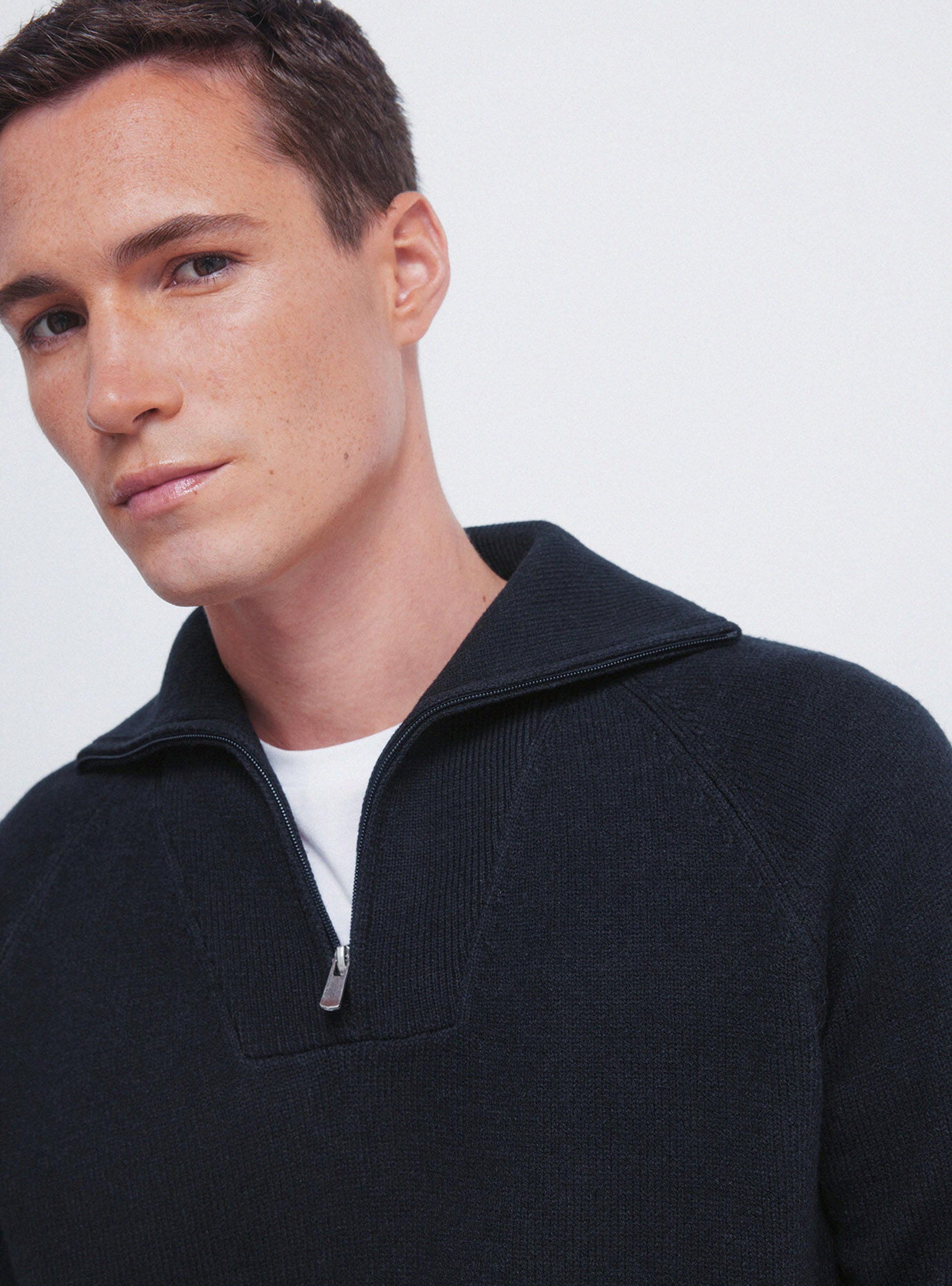 Chaleco Jersey Moda Cuello Cierre V-2