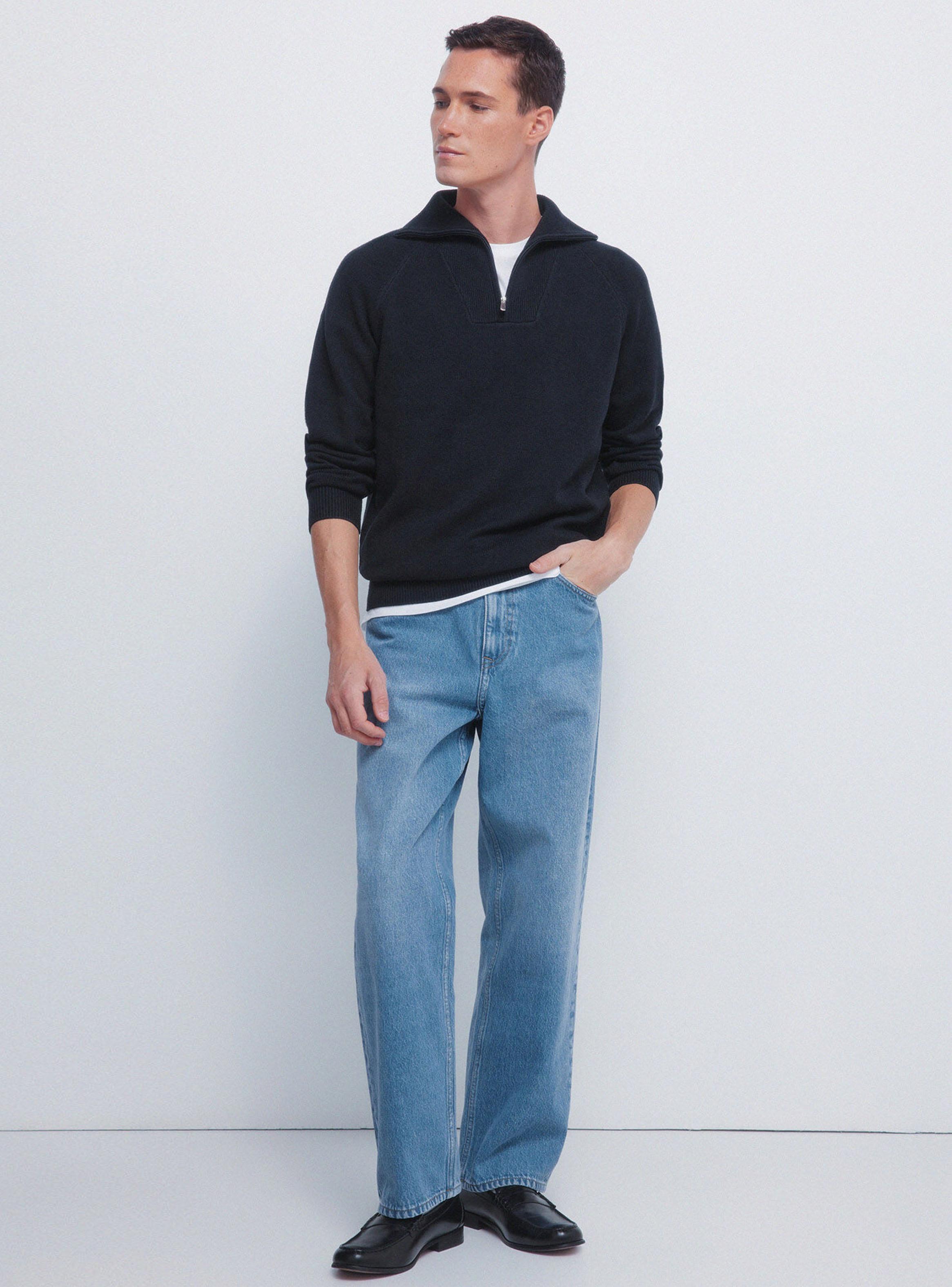 Chaleco Jersey Moda Cuello Cierre V-3