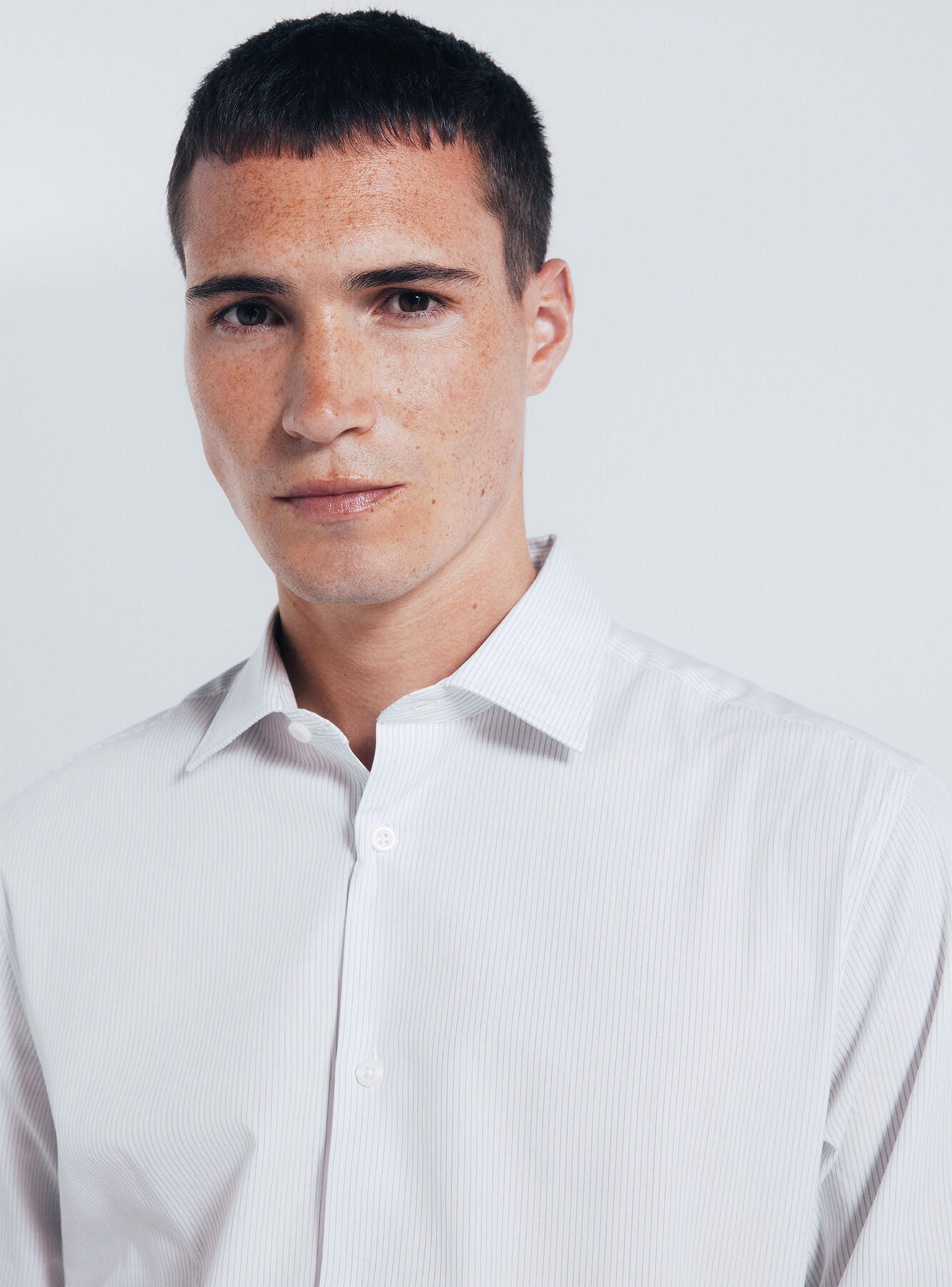 Polera Popelín Rayas Regular Fit-3