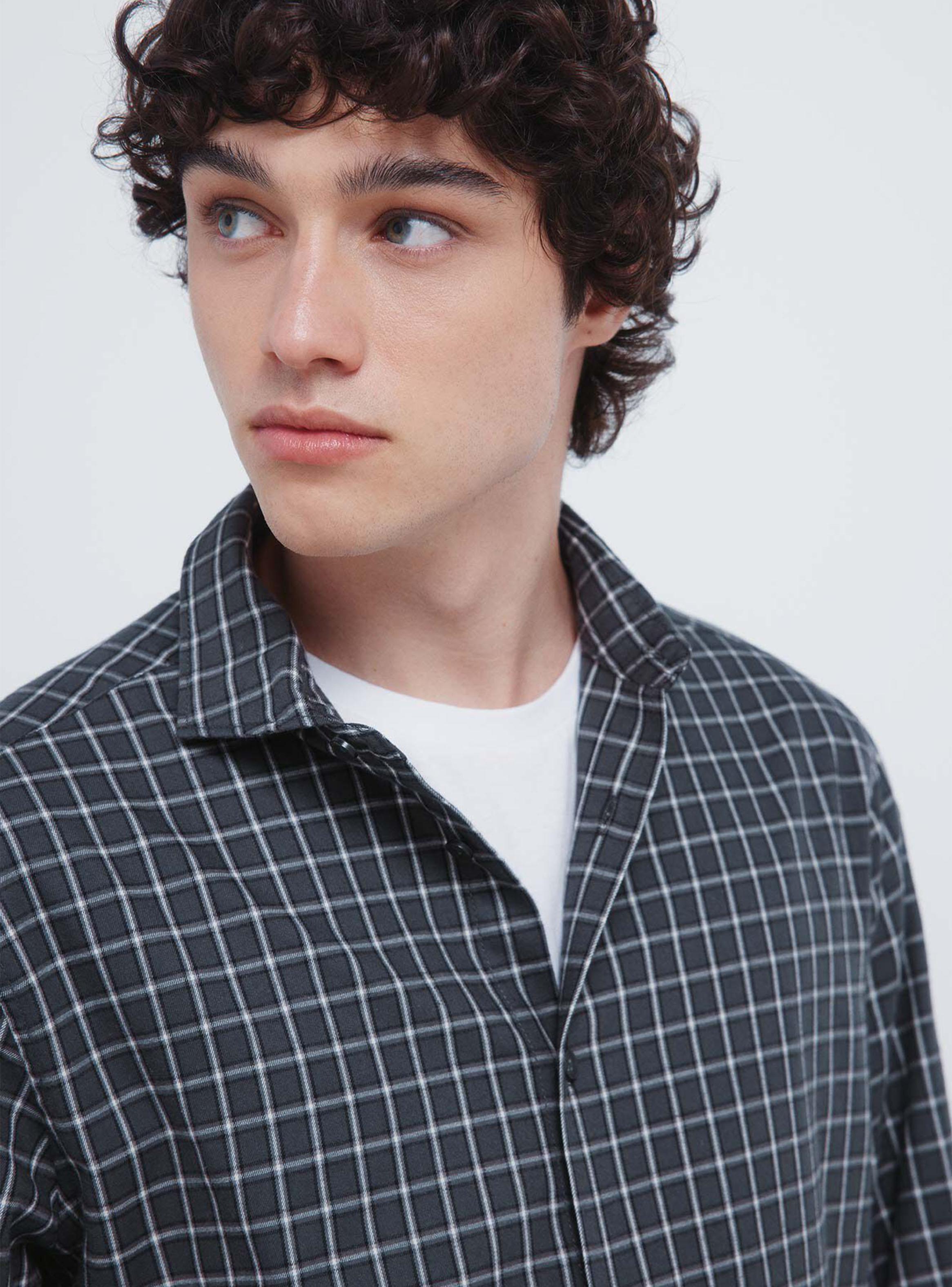 Camisa Cuadros Pequeños-2