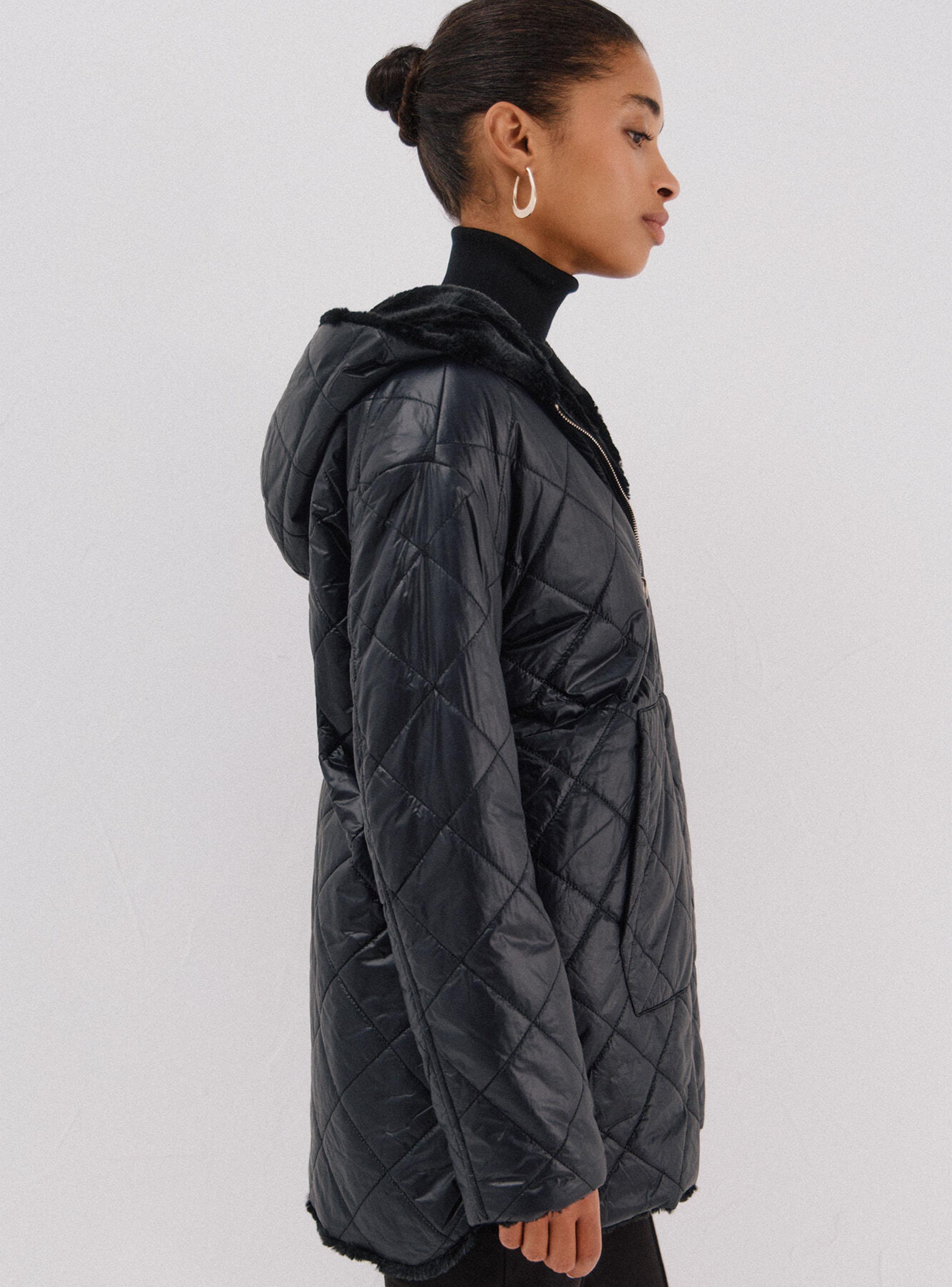 Parka Acolchada Reversible Efecto Pelo-2